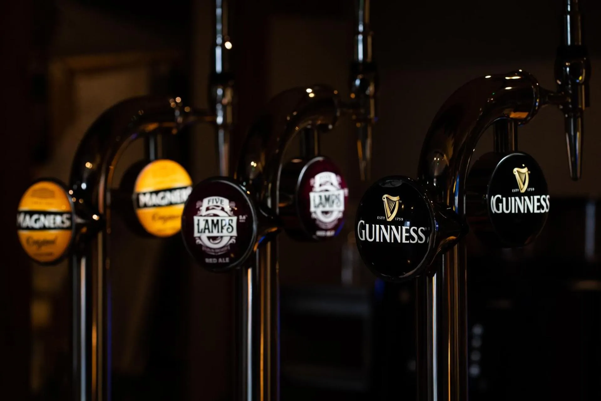 Alcoholic drinks in Ballyrobin Hotel