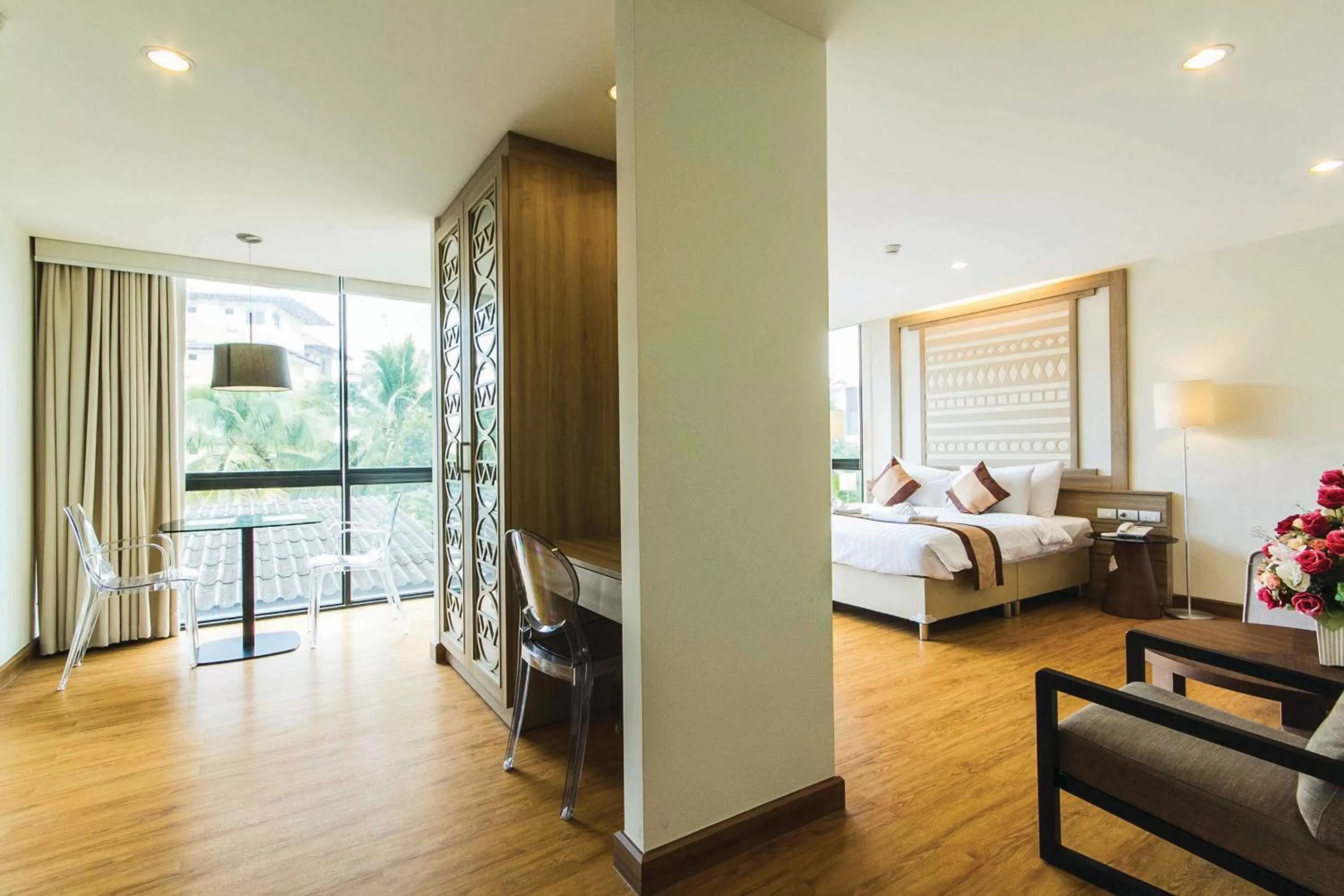 Photo of the whole room, Bed in S17 Nimman