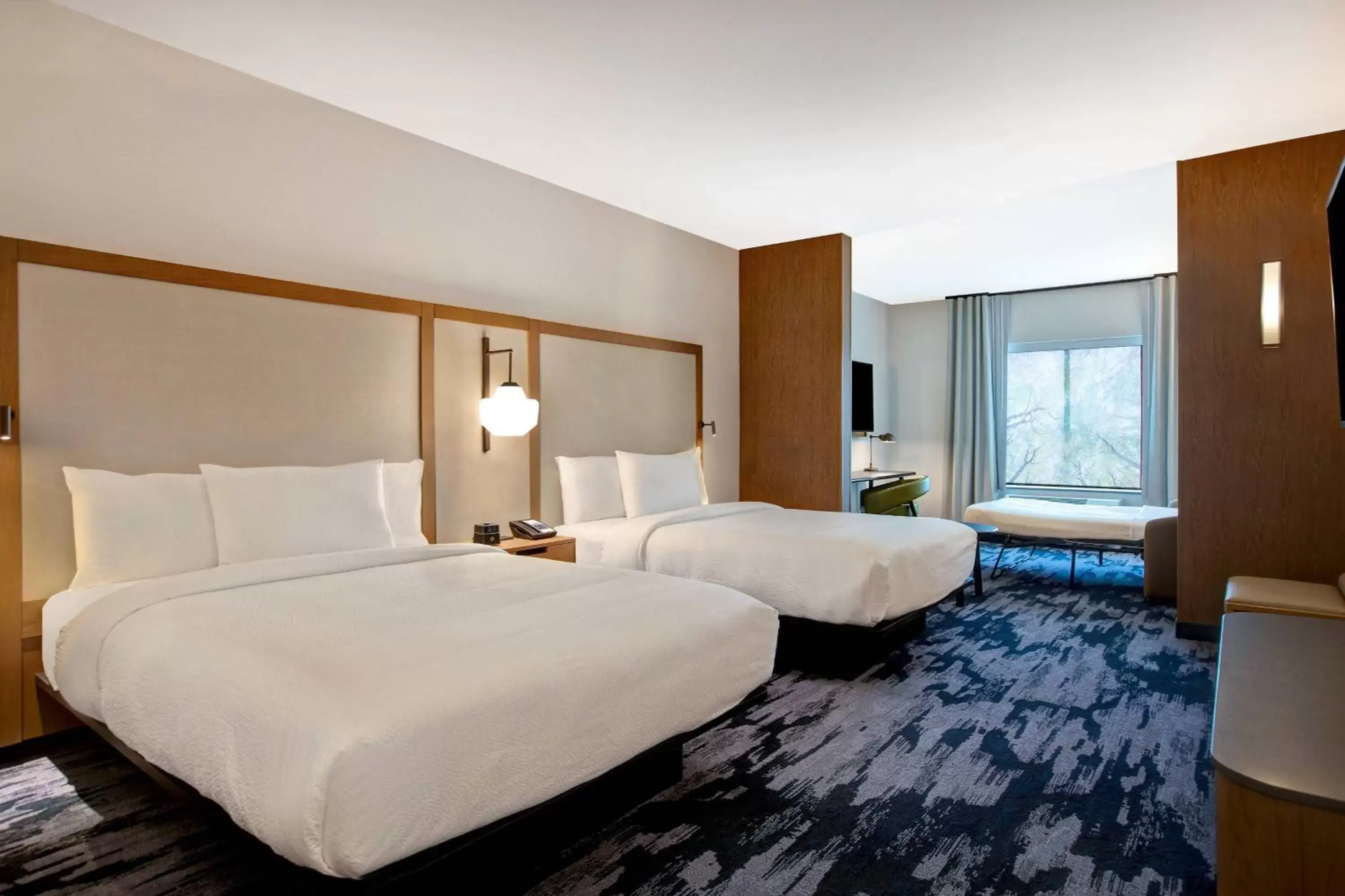 Bedroom in Fairfield Inn & Suites by Marriott Chicago Bolingbrook