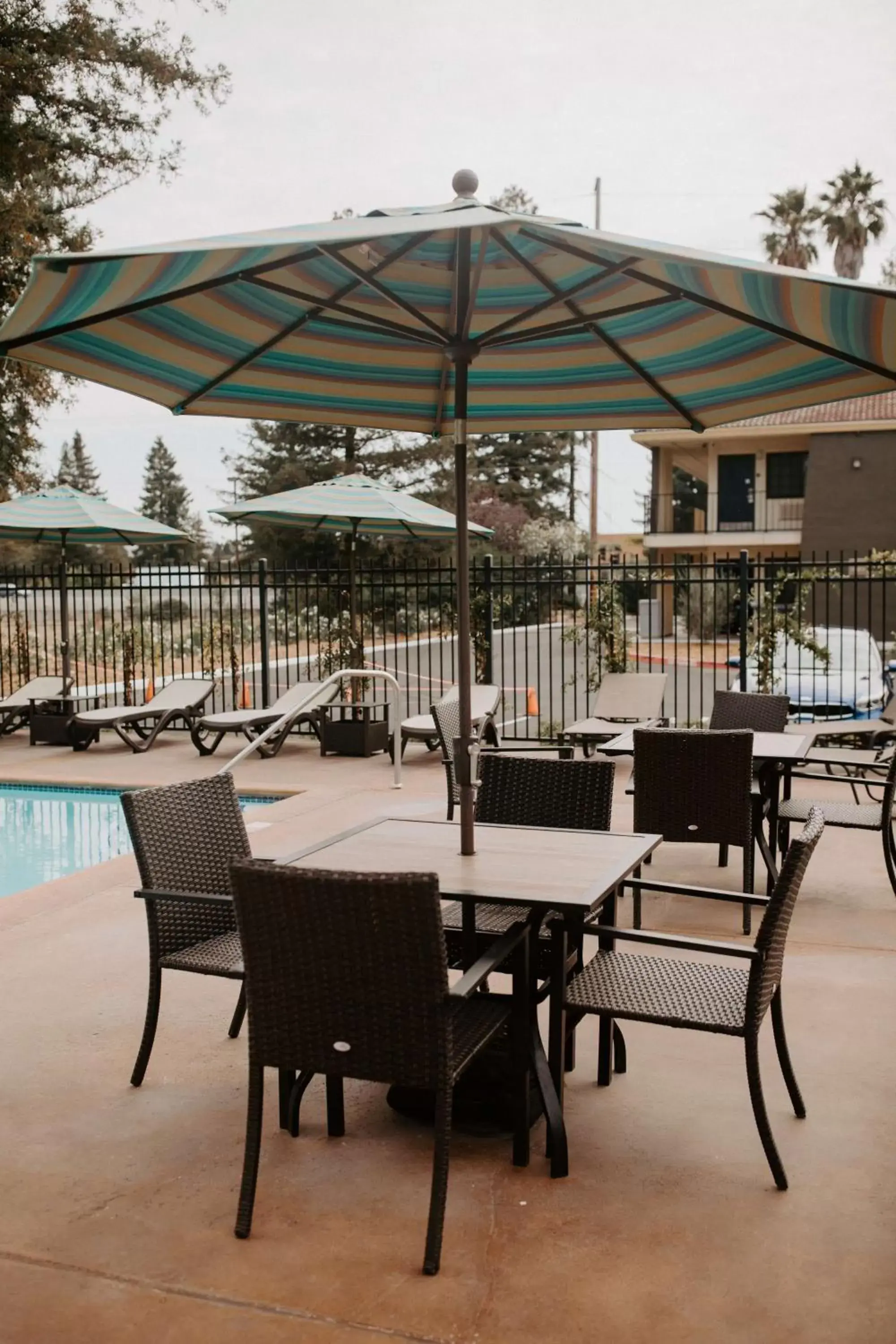 Pool view, Restaurant/Places to Eat in Best Western Sonoma Winegrower's Inn