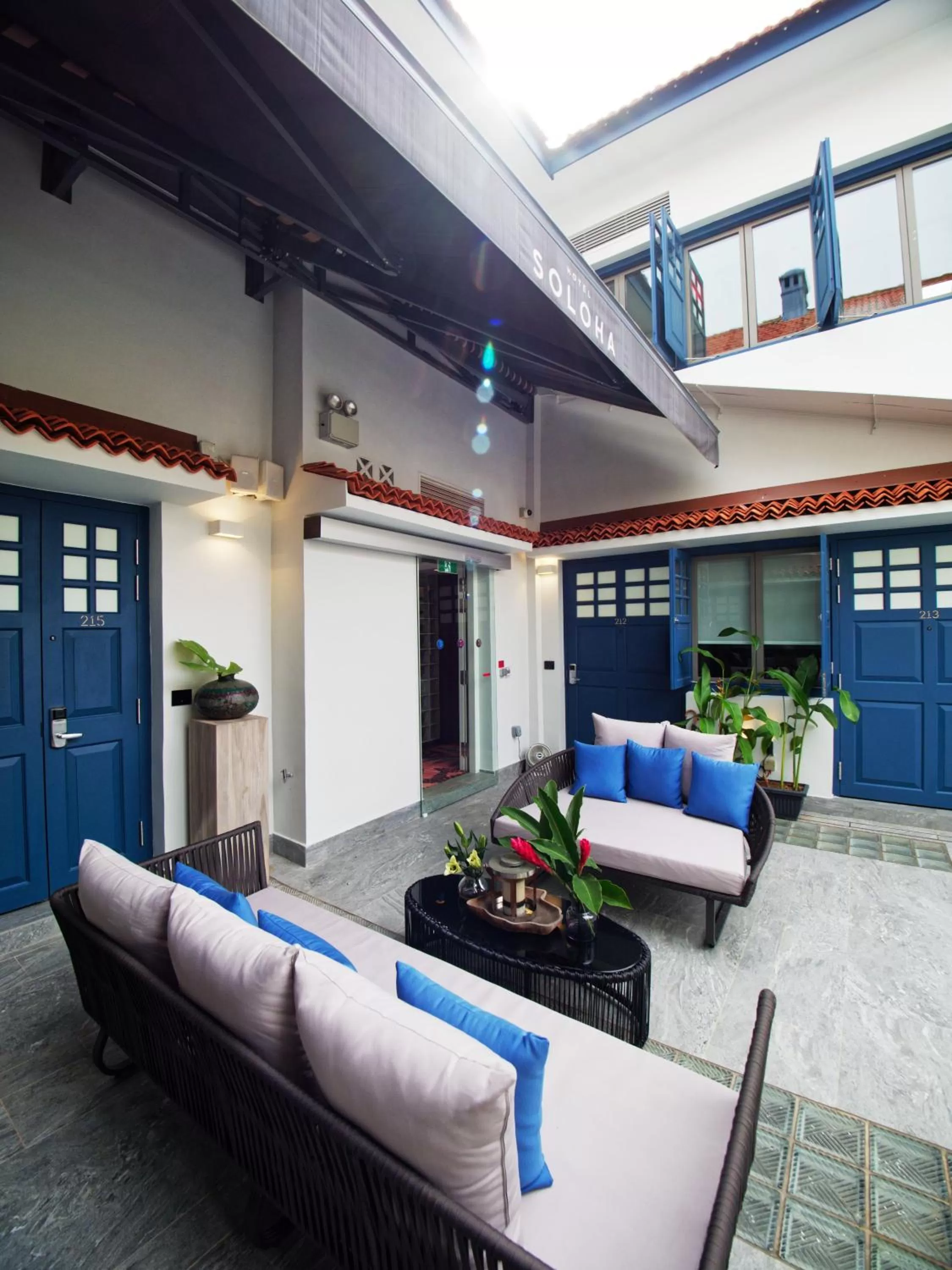 Balcony/Terrace in Hotel Soloha at Chinatown