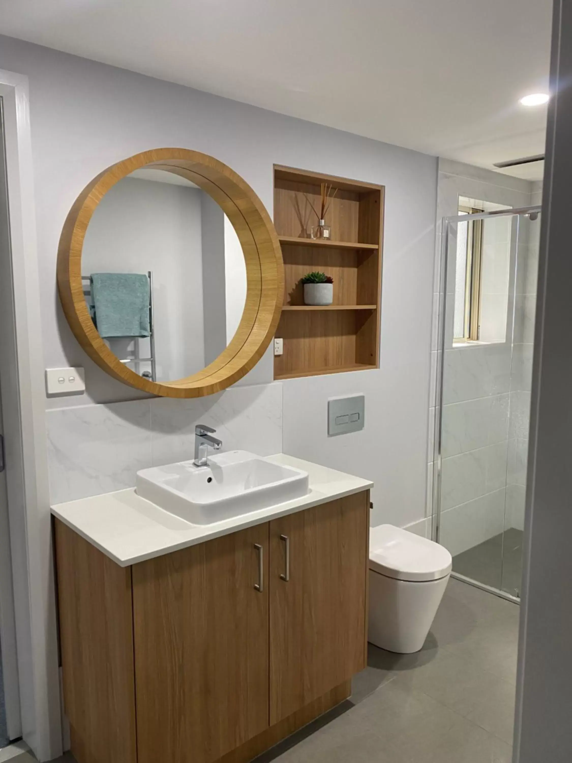 Bathroom in Merimbula Lake Apartments