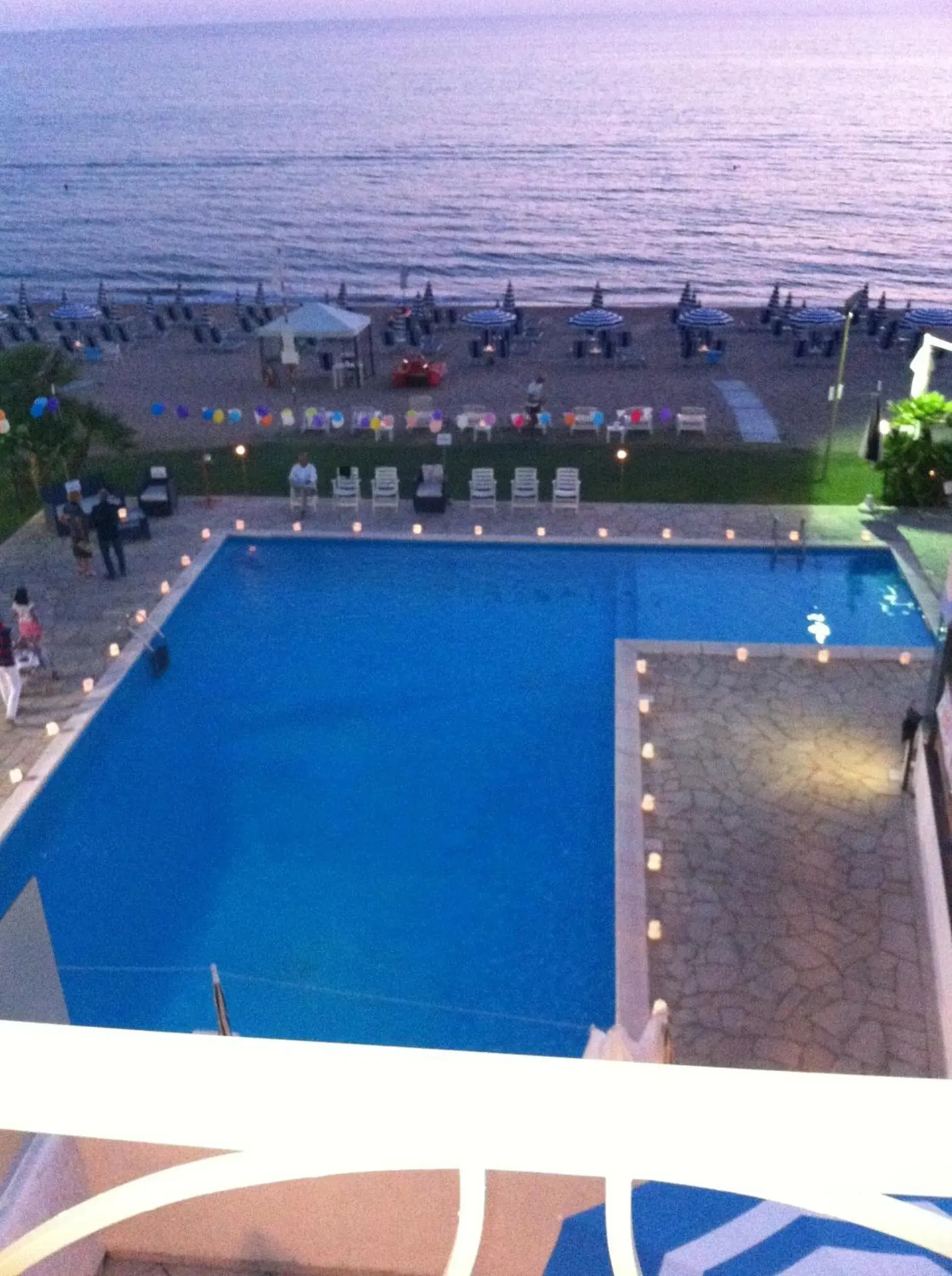 Natural landscape, Pool View in Hotel Poseidon