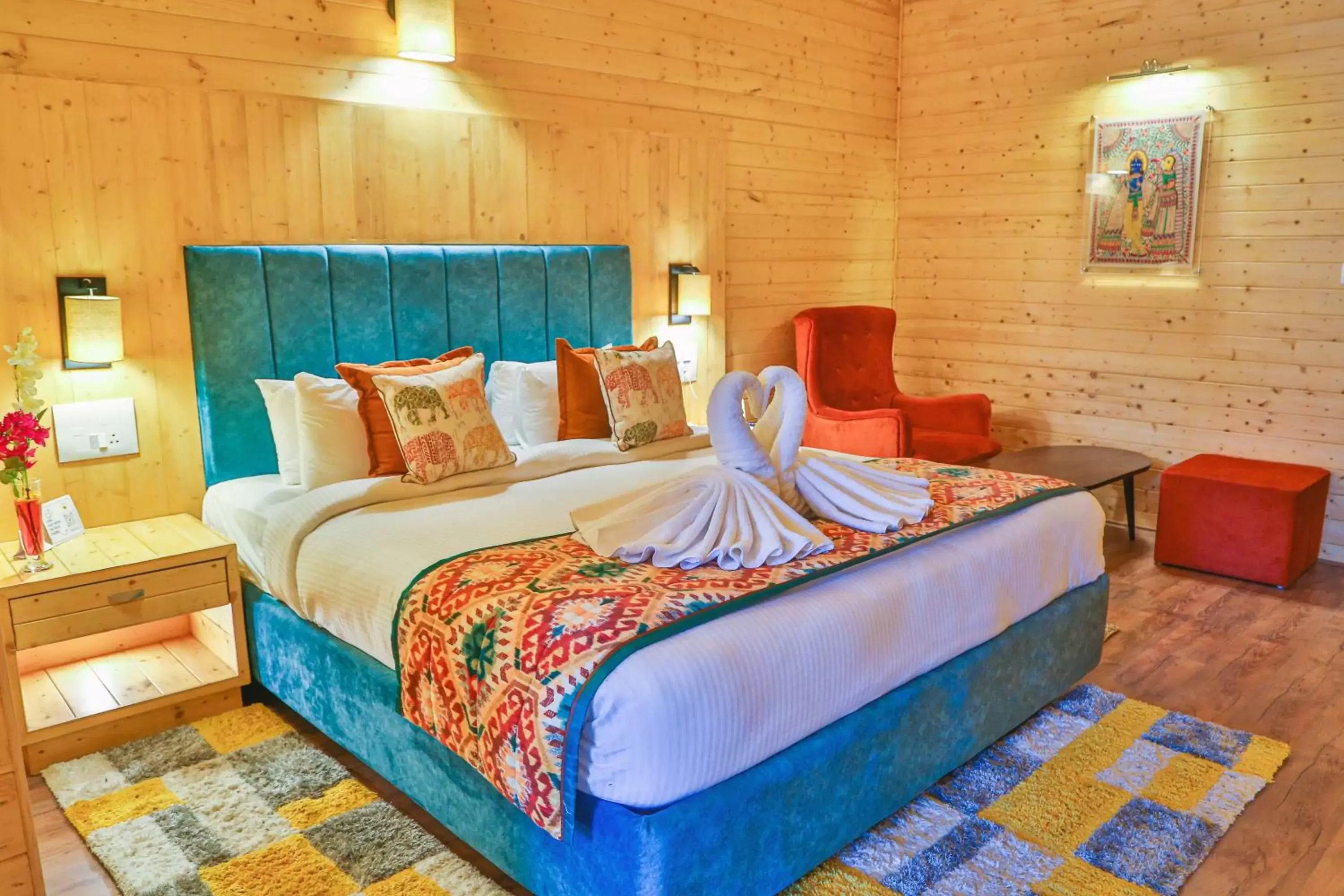 Bedroom, Bed in Bamboo Saa Resort & Spa