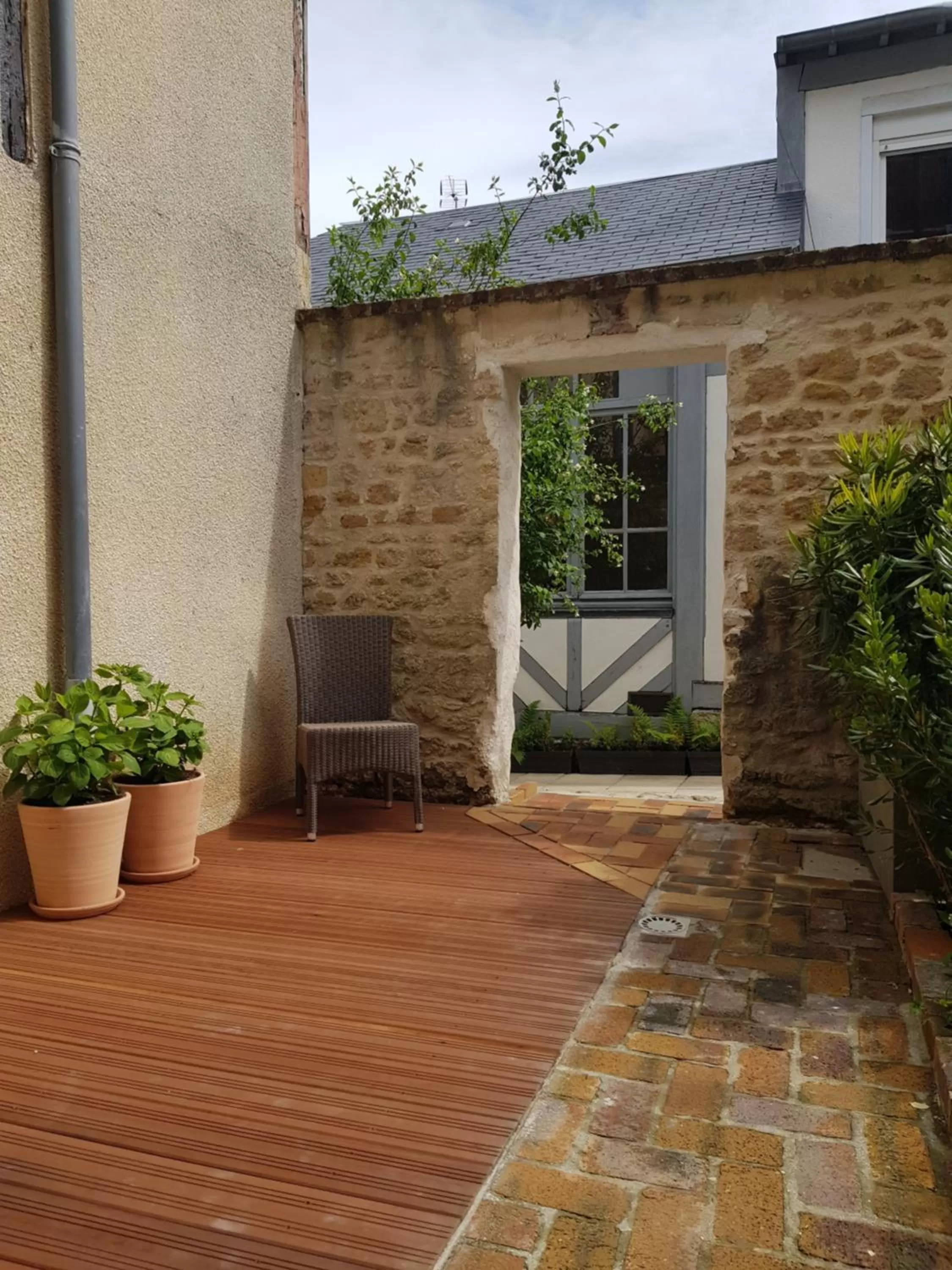 Patio in Les Cabines