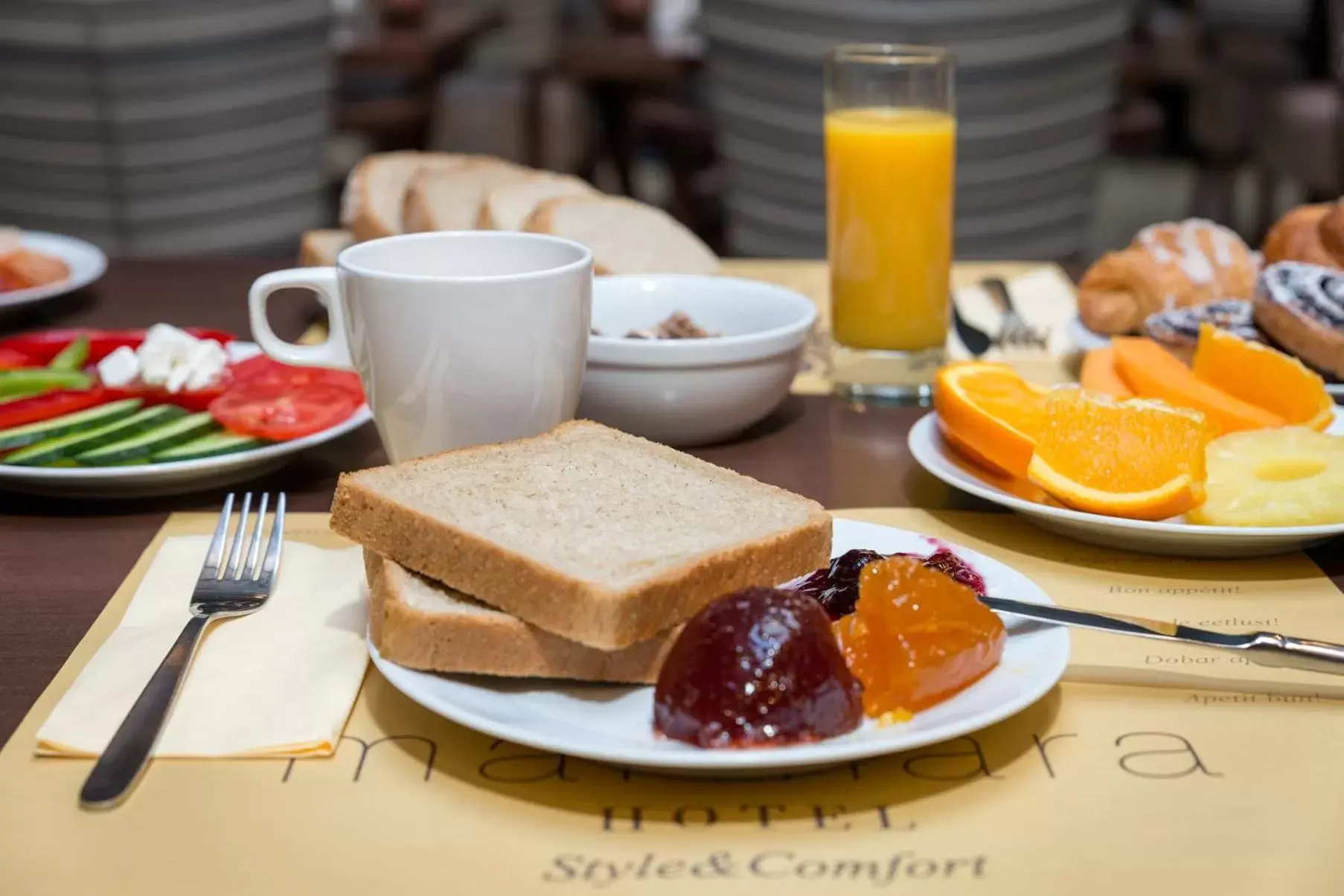 Buffet breakfast, Breakfast in Marmara Hotel Budapest