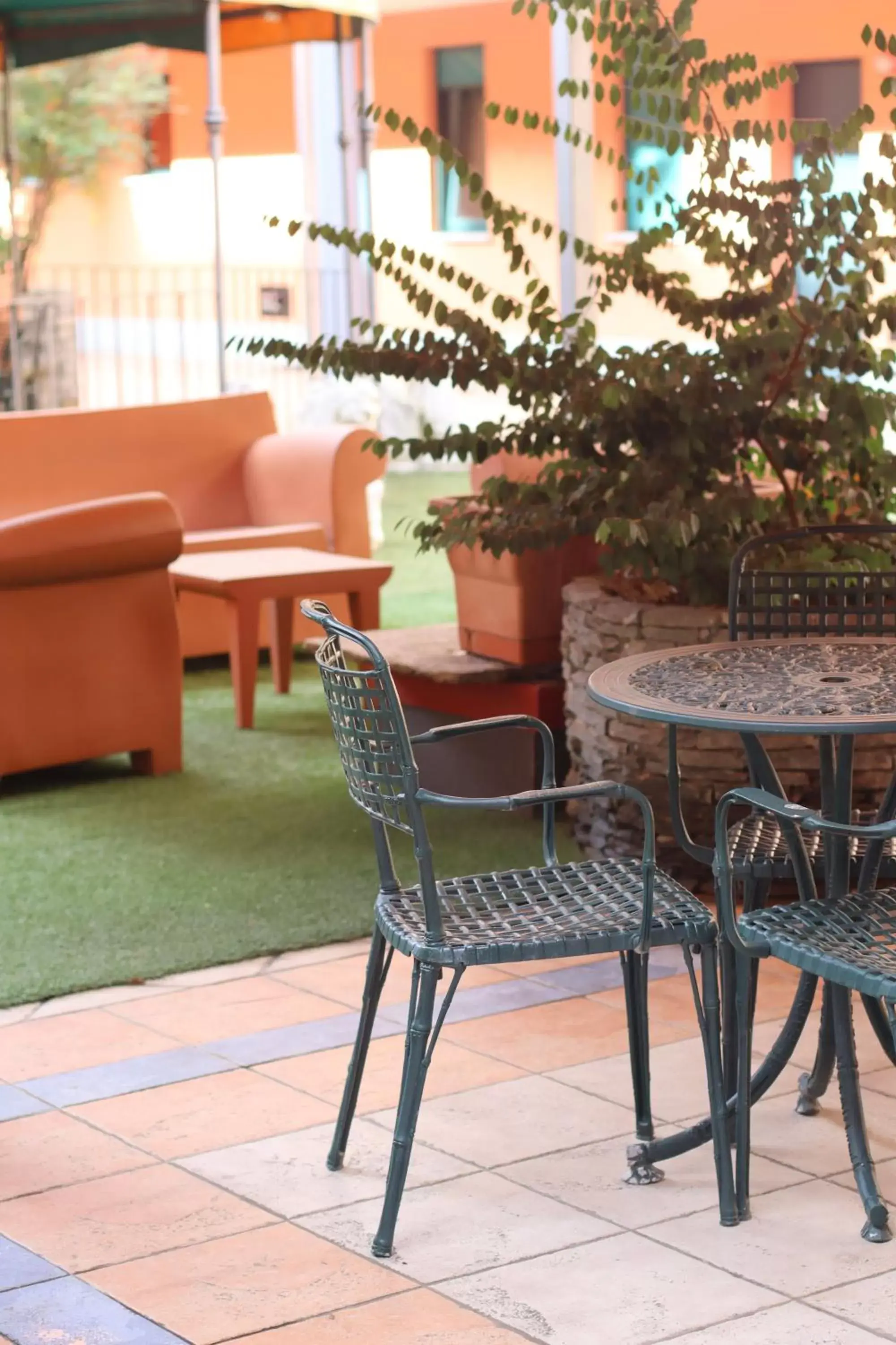 Decorative detail, Seating Area in CasAlbergo - Superior Lake Apartments