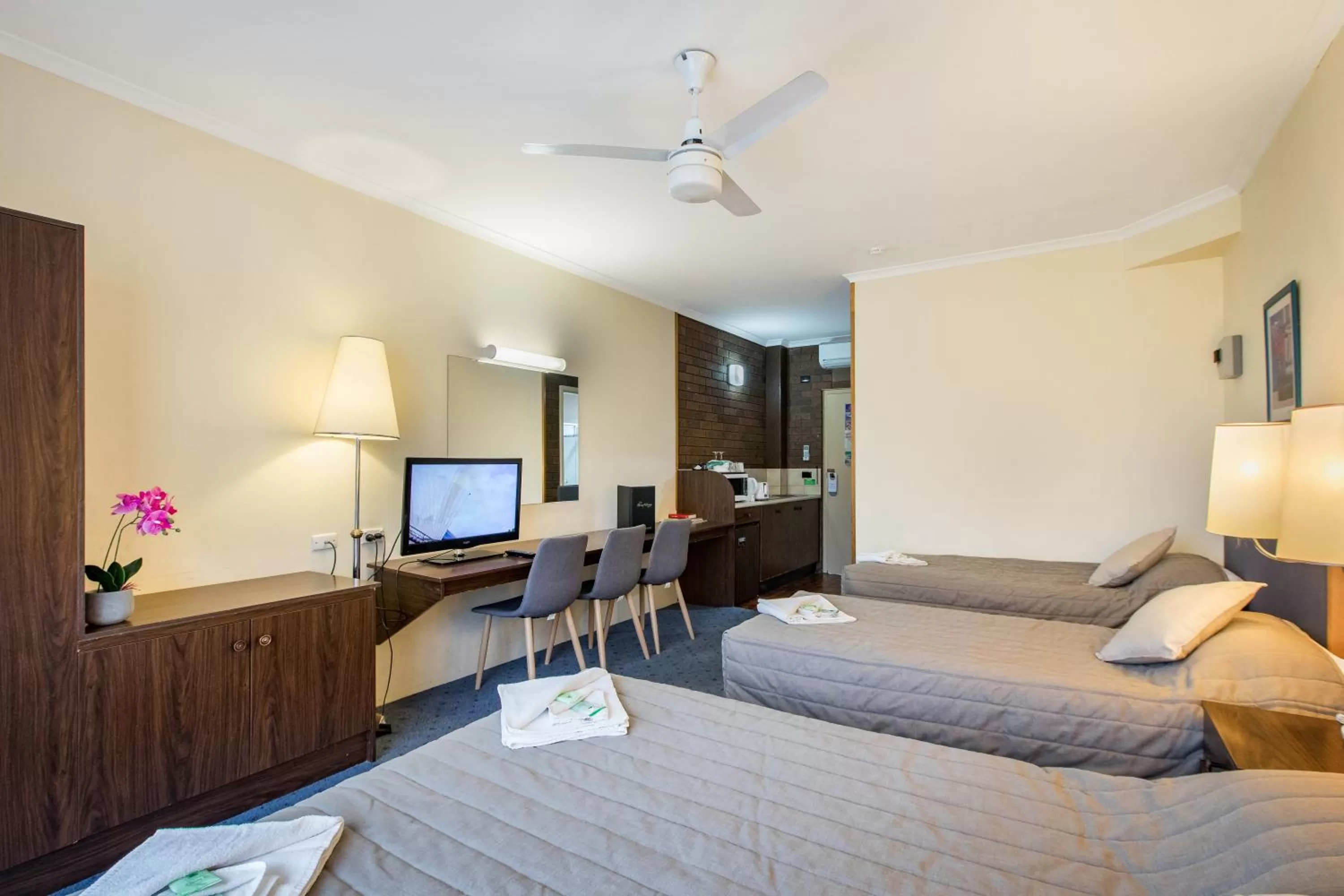 TV and multimedia, Bed in Australia Park Motel