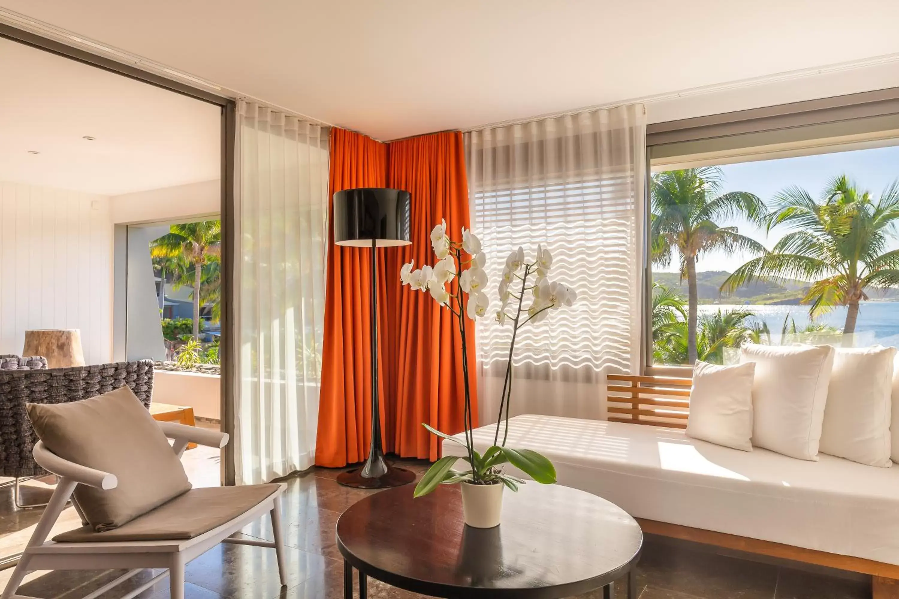 Living room, Seating Area in Hotel Christopher Saint Barth