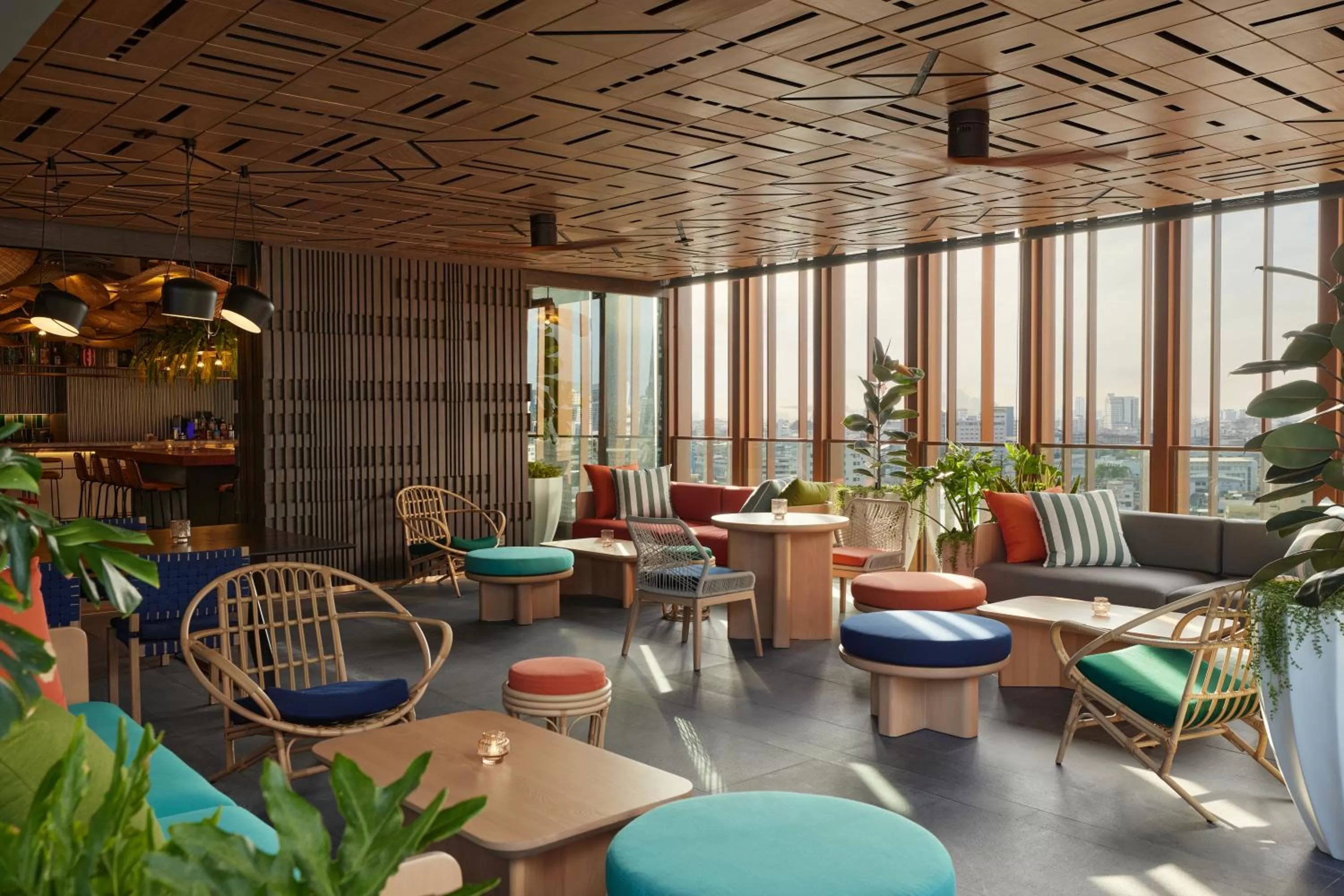 Lounge or bar in dusitD2 Samyan Bangkok