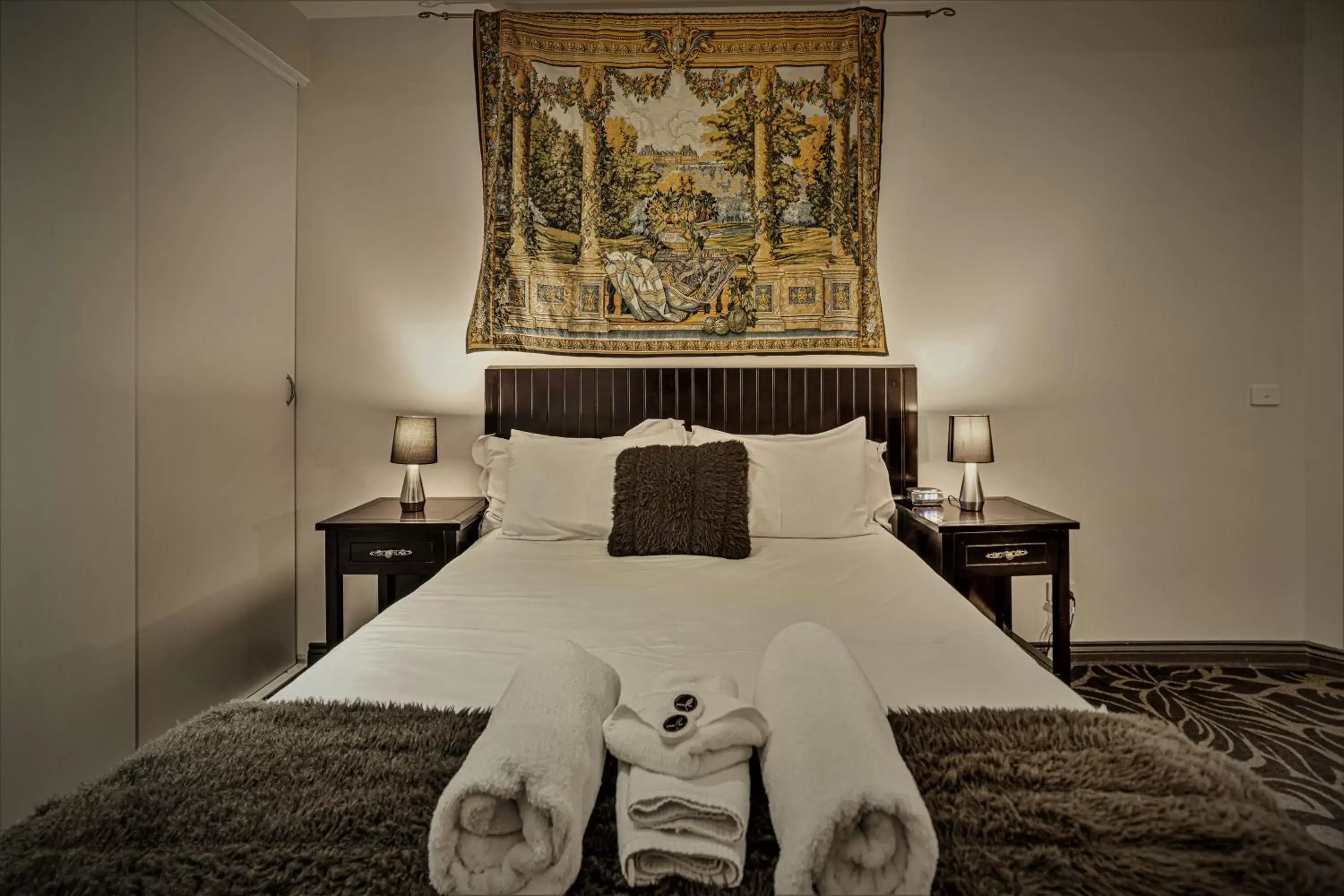 Bed in Kryal Castle Ballarat