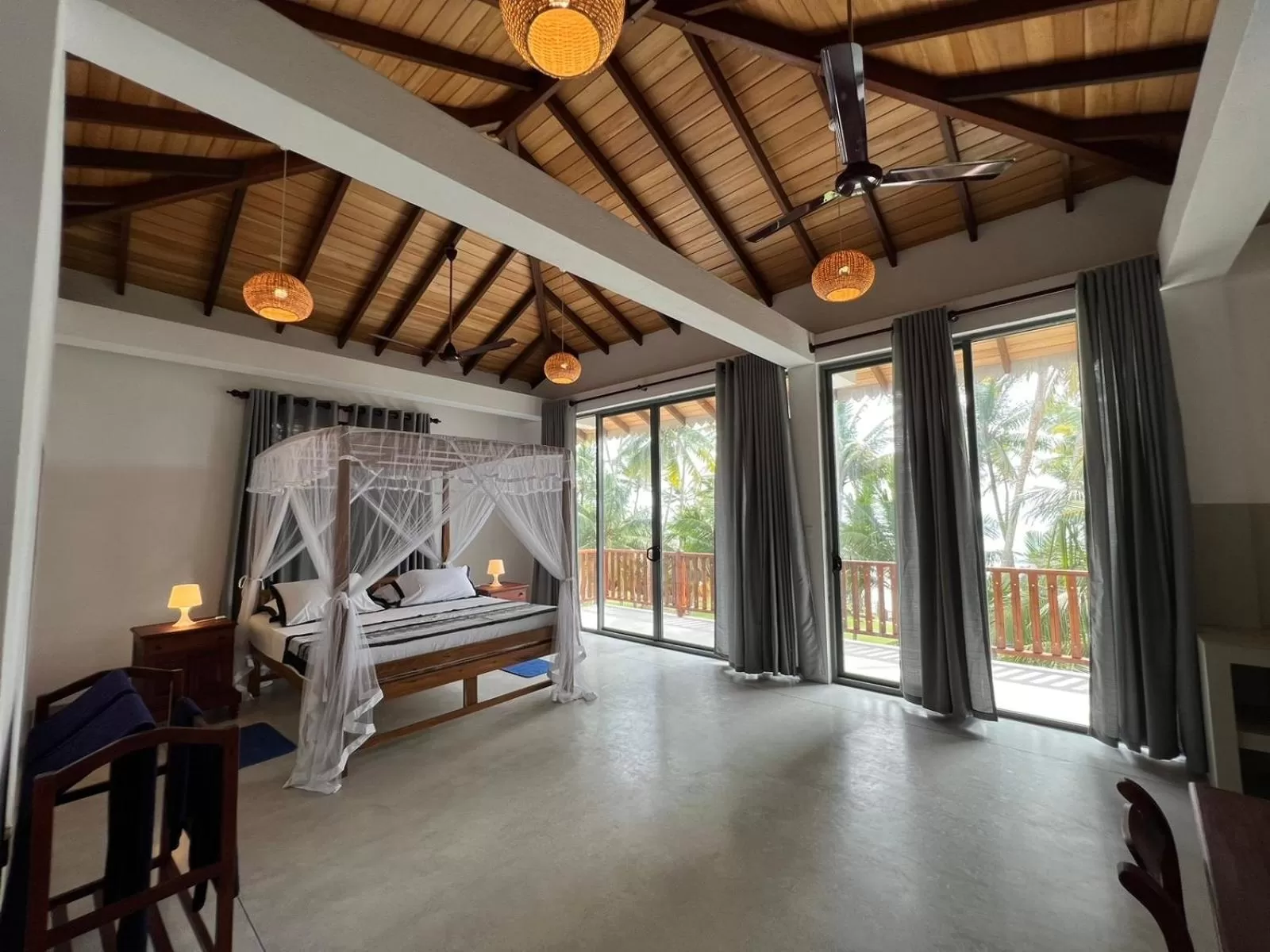 Photo of the whole room, Bed in Galawatta Beach Resort