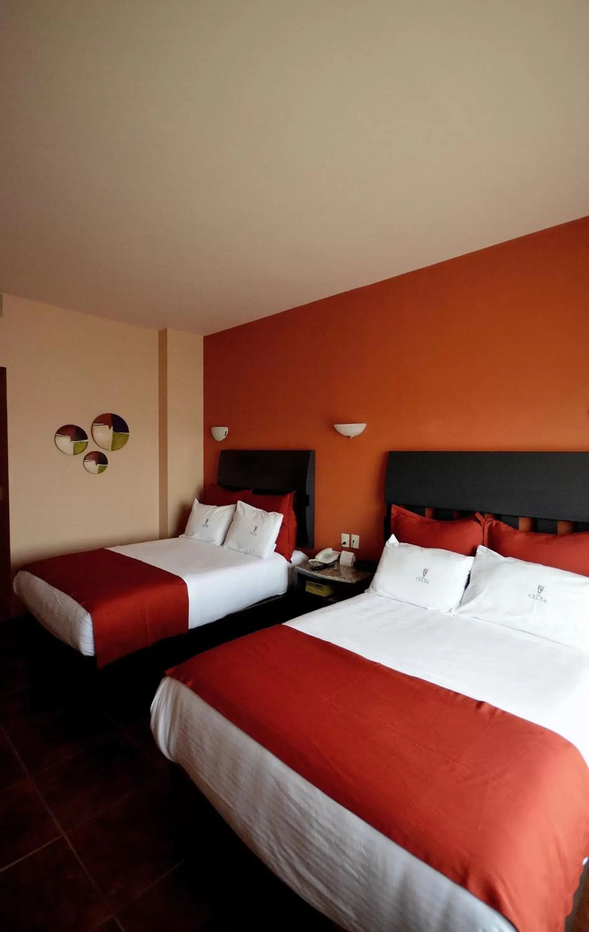 Bed in Hotel Celta