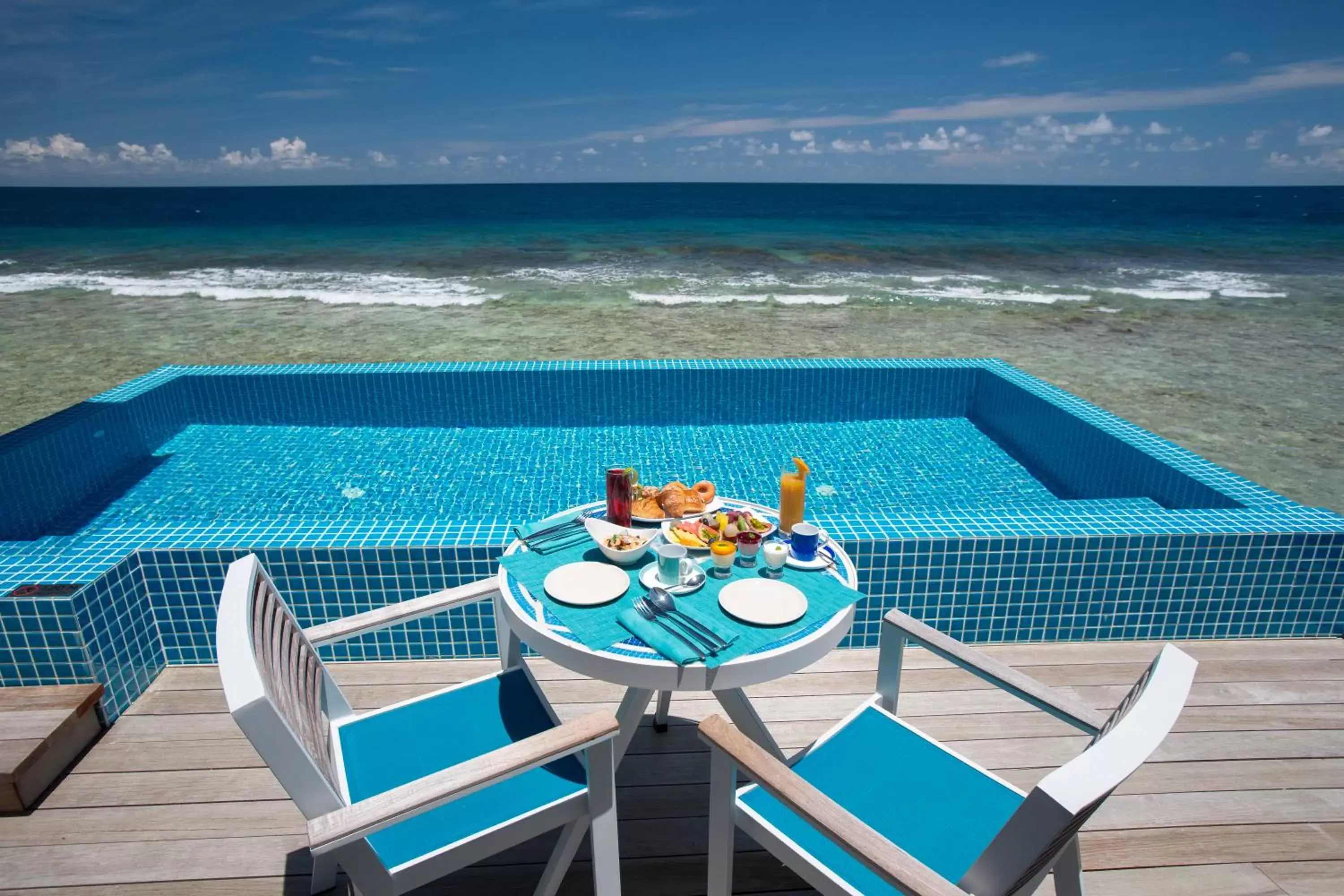 Breakfast, Swimming Pool in Kandima Maldives