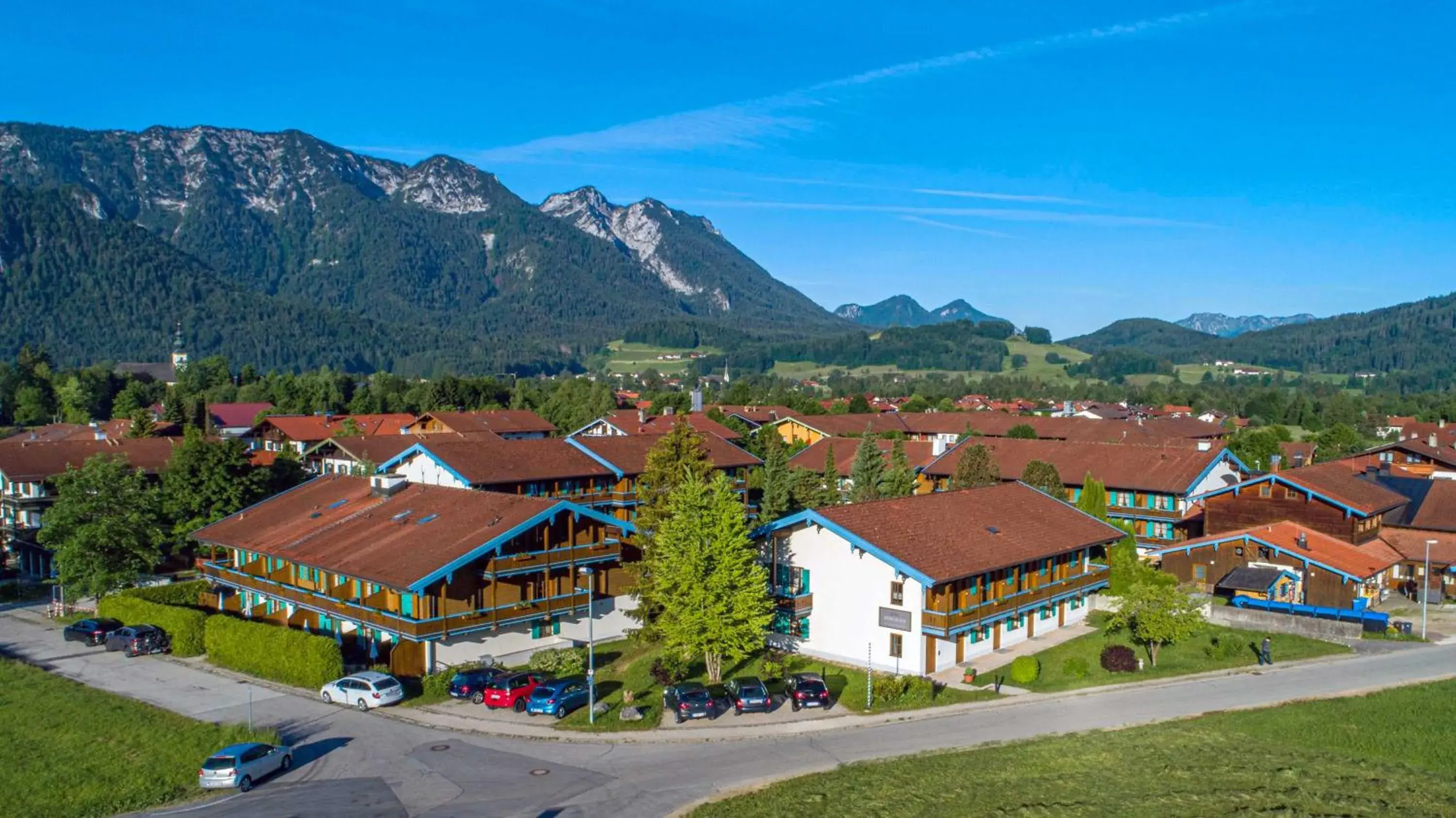 Bird's eye view, Bird's-eye View in Das Bergmayr - Chiemgauer Alpenhotel