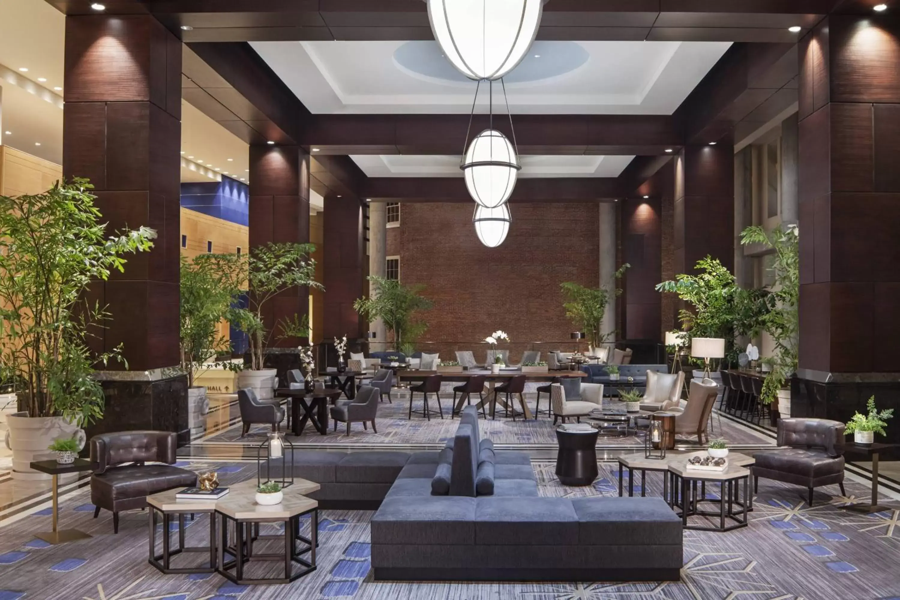 Lobby or reception, Restaurant/Places to Eat in Lancaster Marriott at Penn Square