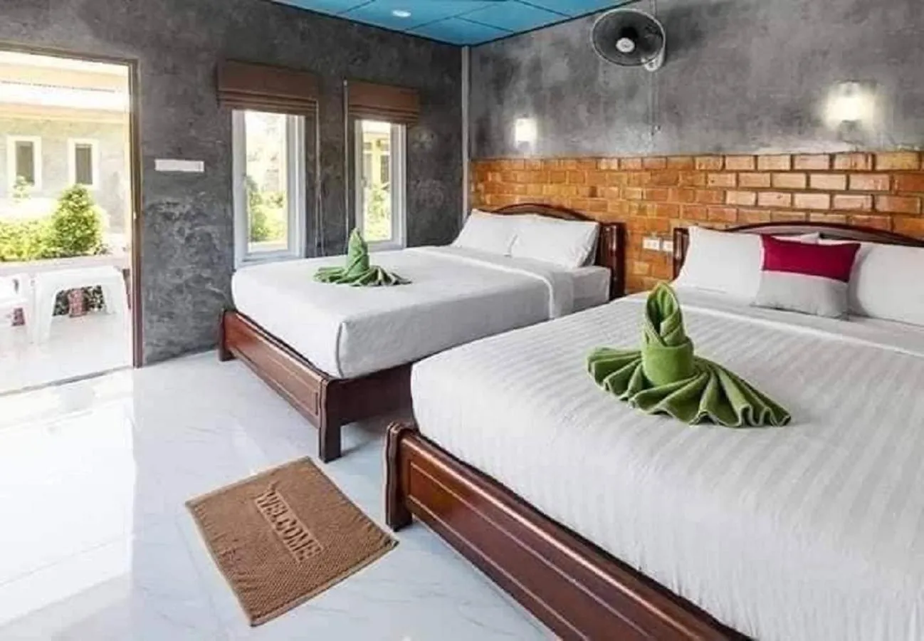 Bedroom, Bed in Lanta New Beach Bungalows - SHA Plus
