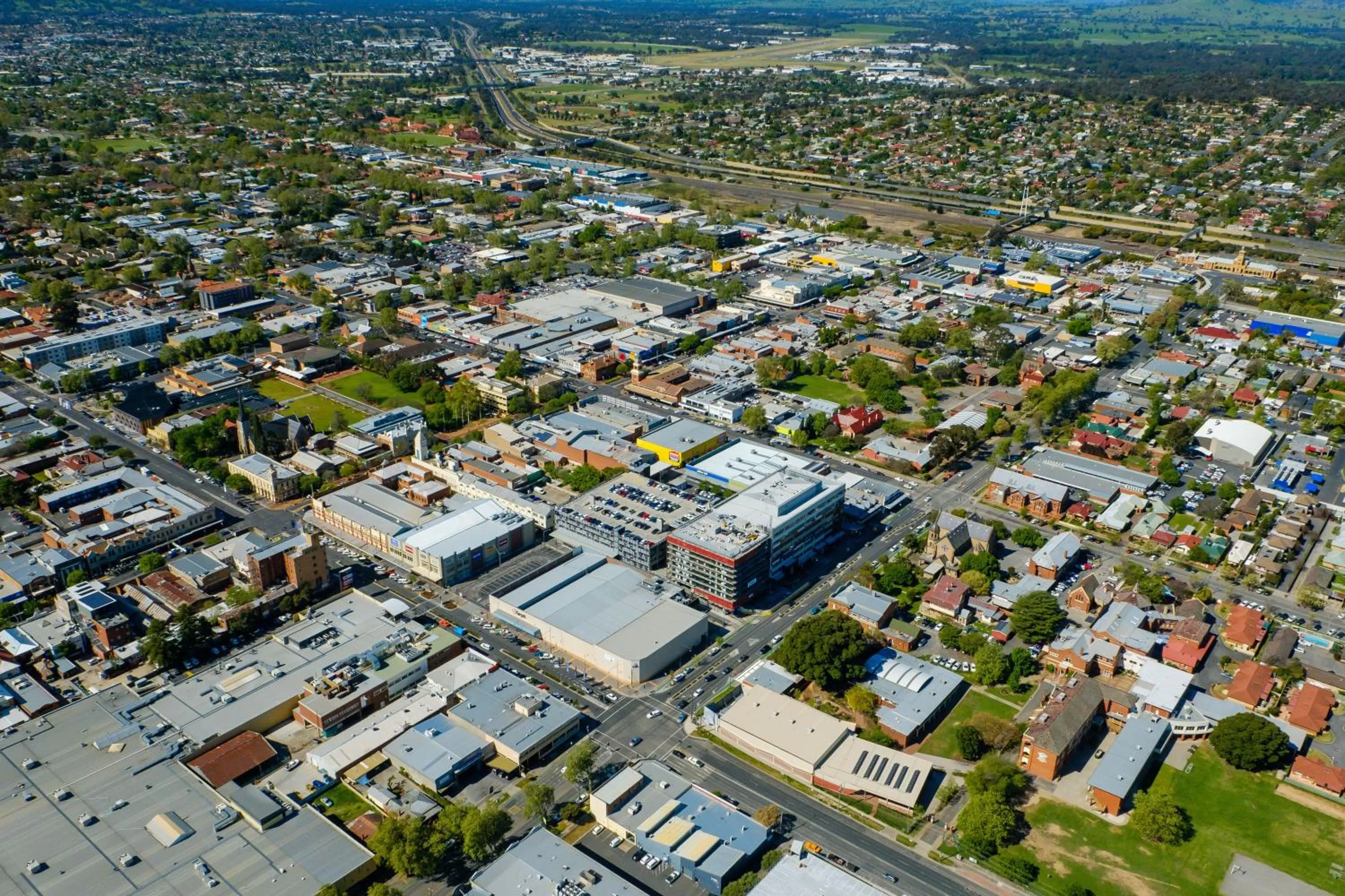 City view in Mantra Albury