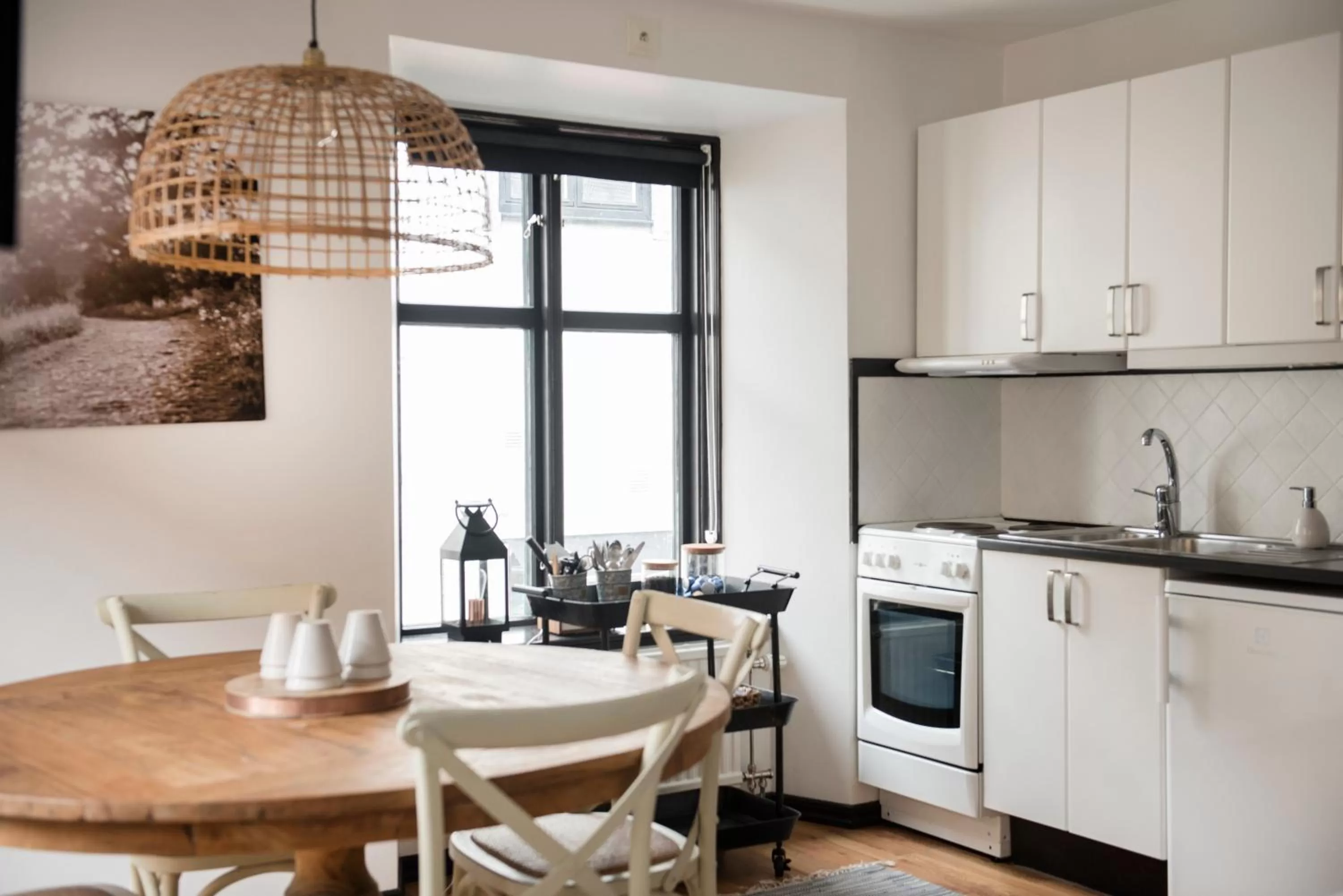 Kitchen or kitchenette in Hotell Repet