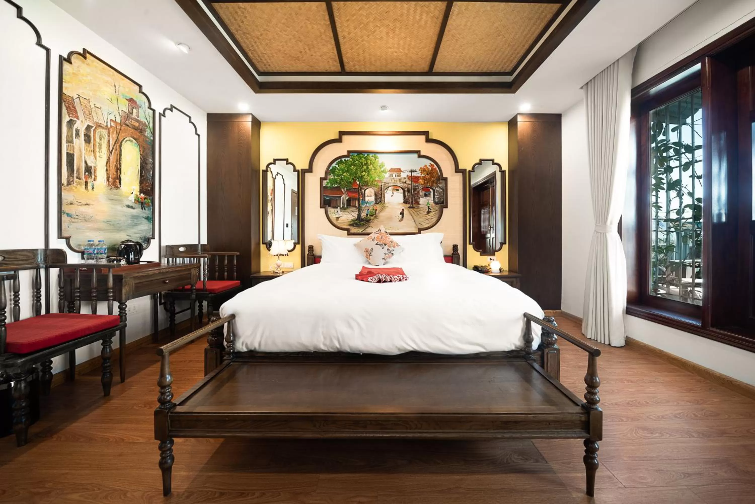 Bed in Veshia Hotel & Spa