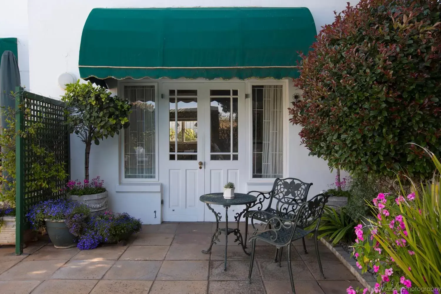 Patio in Carslogie House