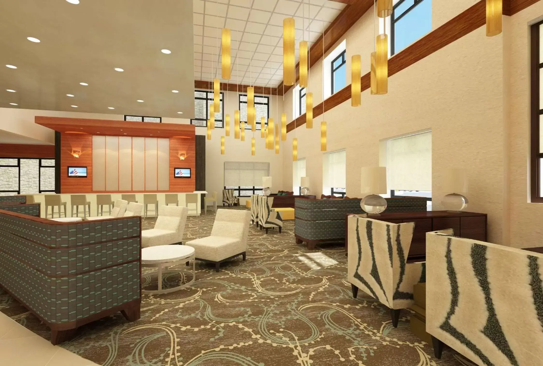 Lounge or bar in Embassy Suites by Hilton Fayetteville Fort Bragg