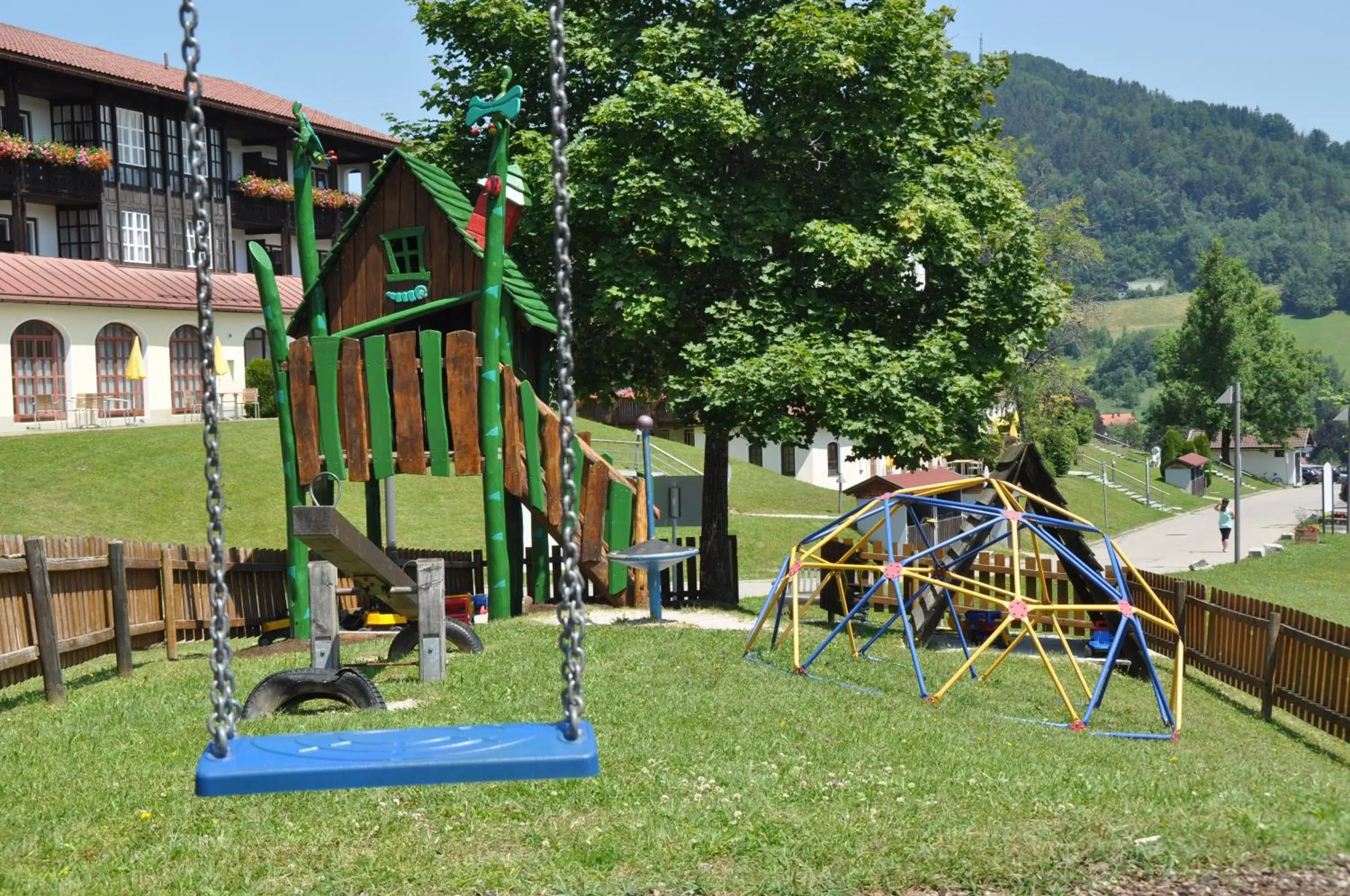 Children play ground, Children's Play Area in MONDI Resort und Chalet Oberstaufen