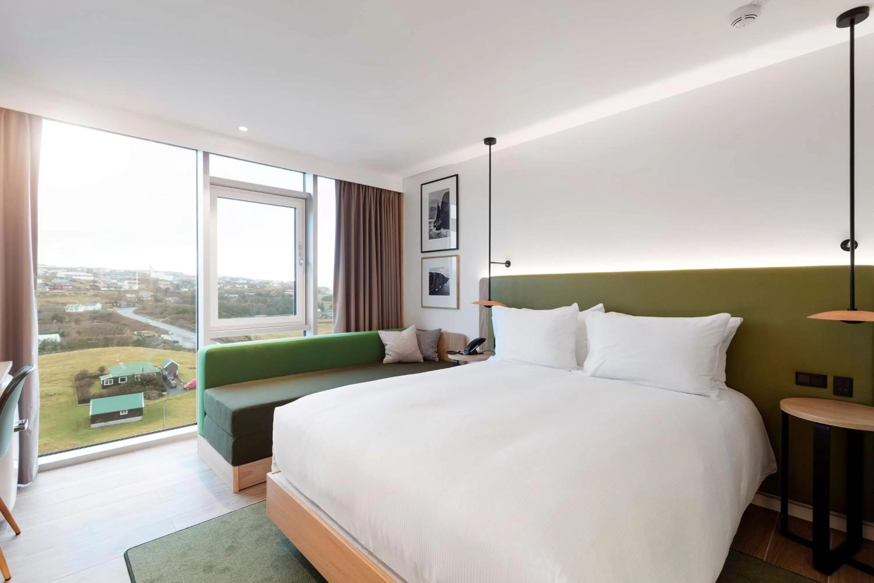 Bed in Hilton Garden Inn Faroe Islands