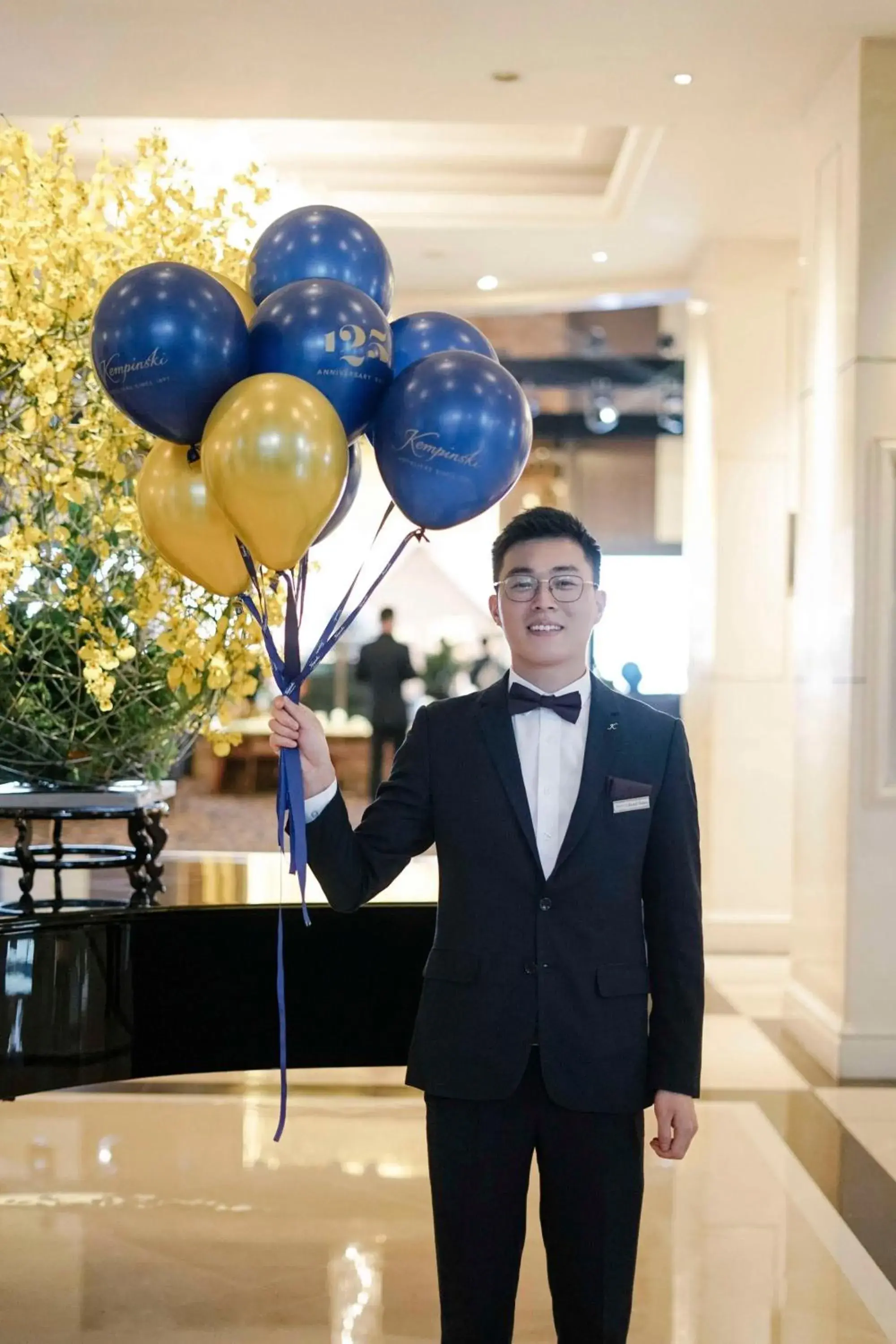 Staff in Guiyang Kempinski Hotel