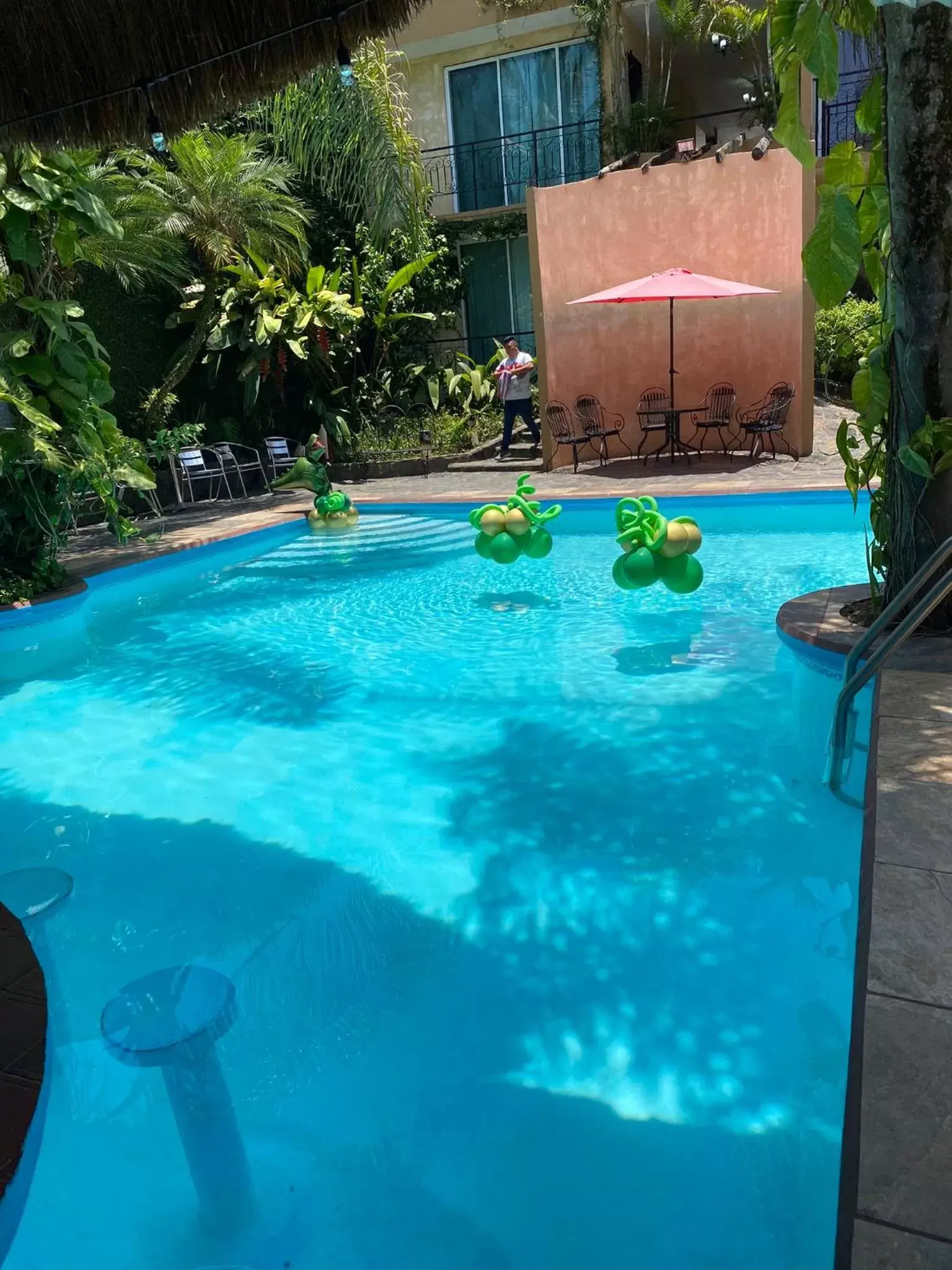 Swimming Pool in Hotel Camino Surreal Xilitla