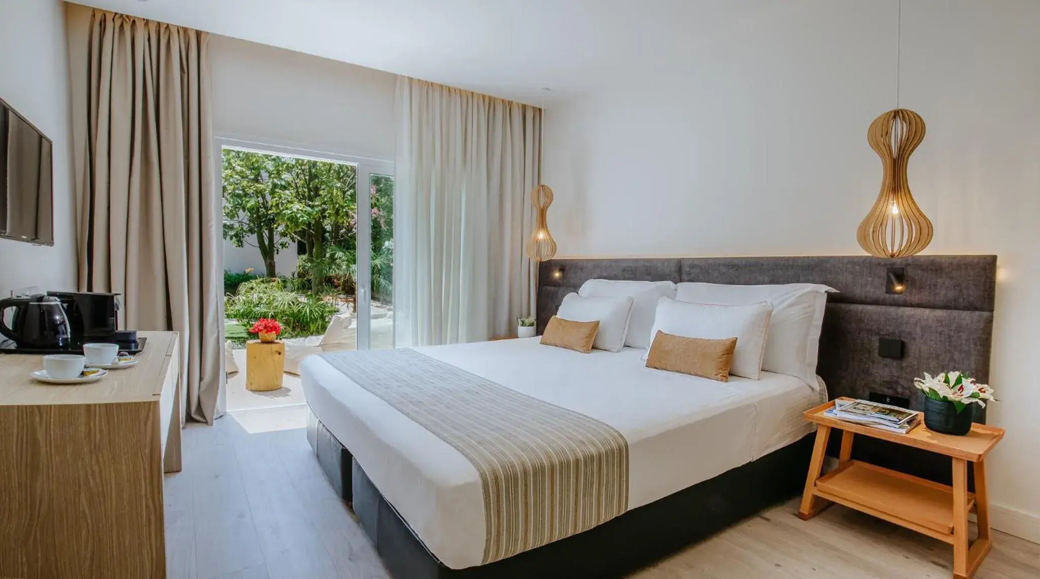 Bedroom, Bed in Melissi Beach Hotel & Spa