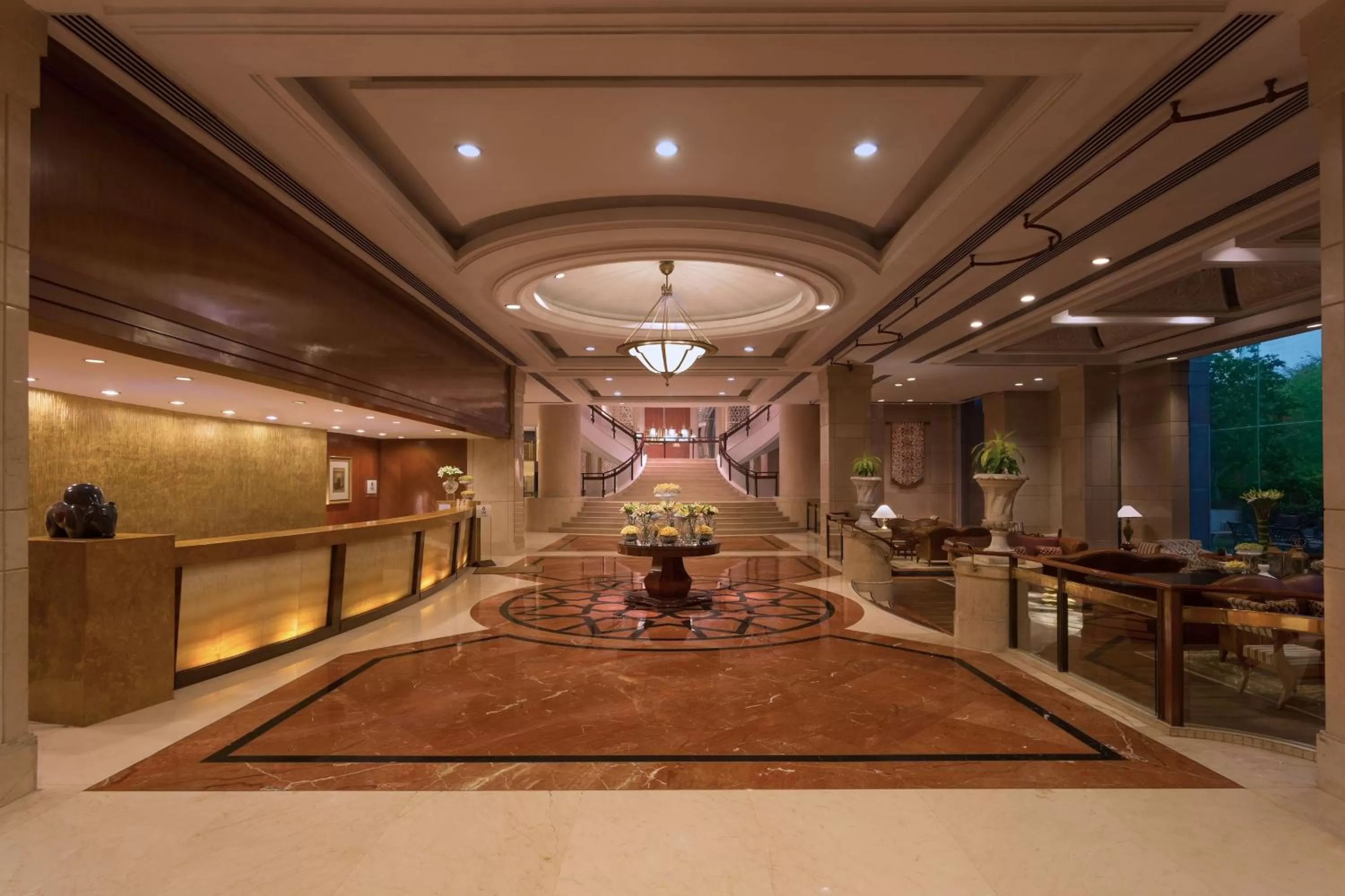 Lobby or reception in Sheraton New Delhi Hotel