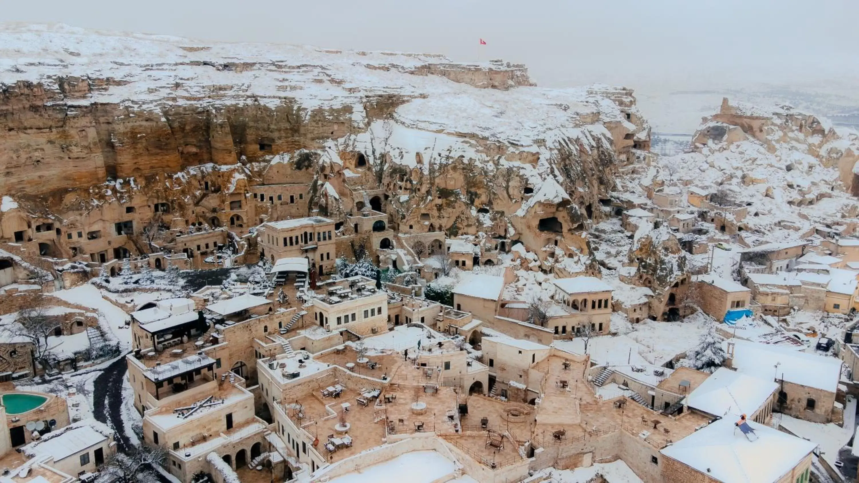 Property building, Bird's-eye View in Yunak Evleri Cappadocia