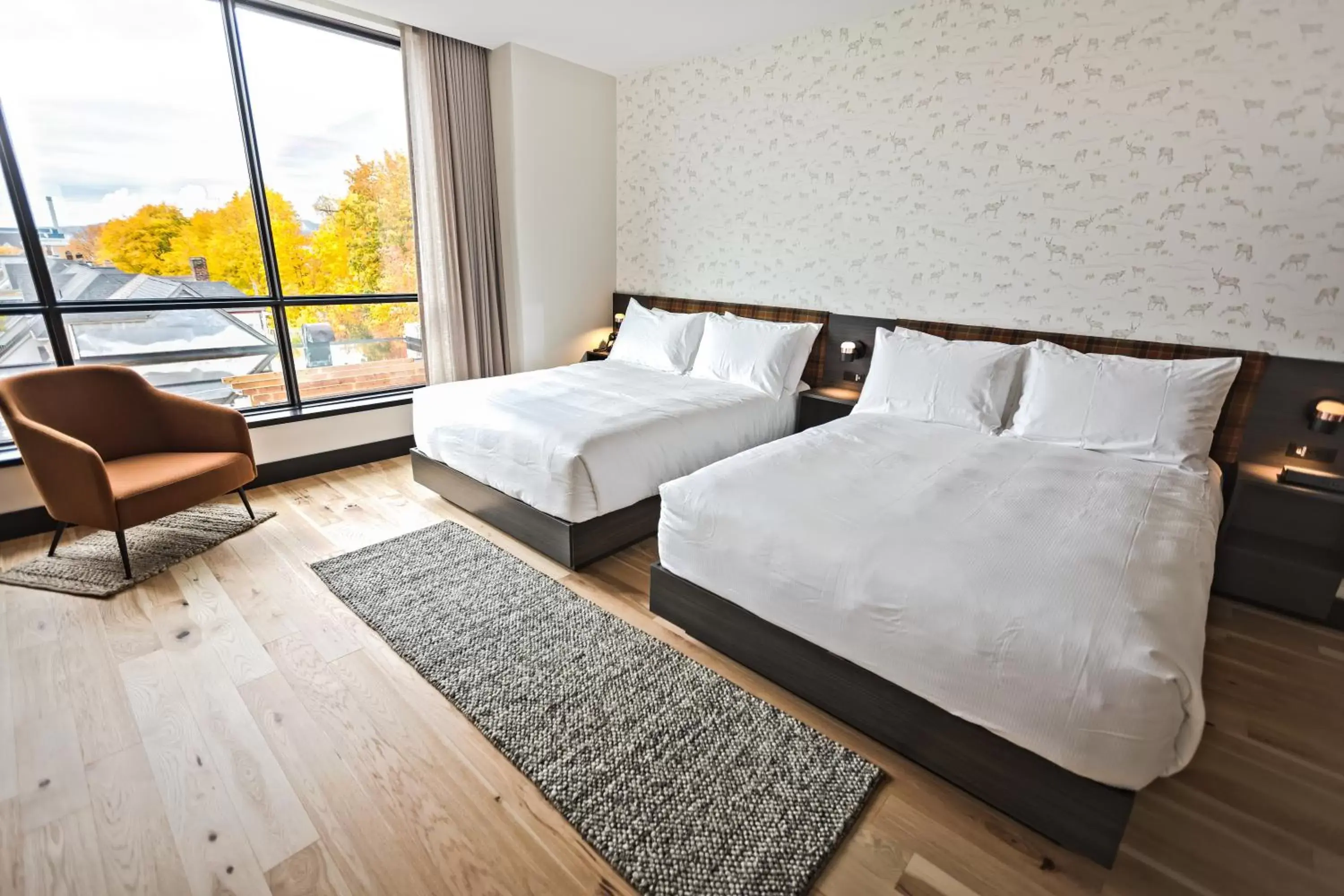 Bed in Hew & Draw Hotel Bed in Hew & Draw Hotel