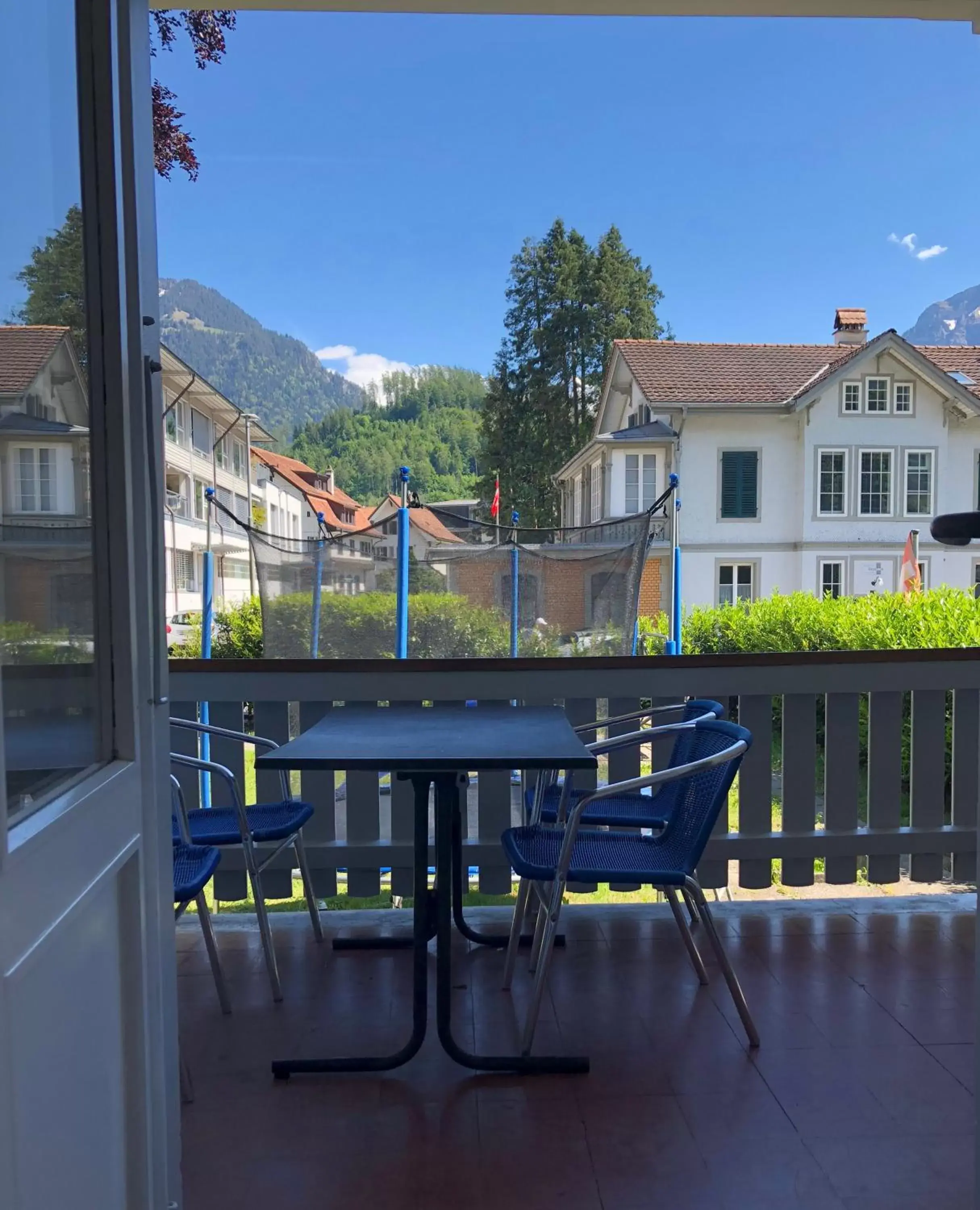 Balcony/Terrace in Interlaken Marco Hostel