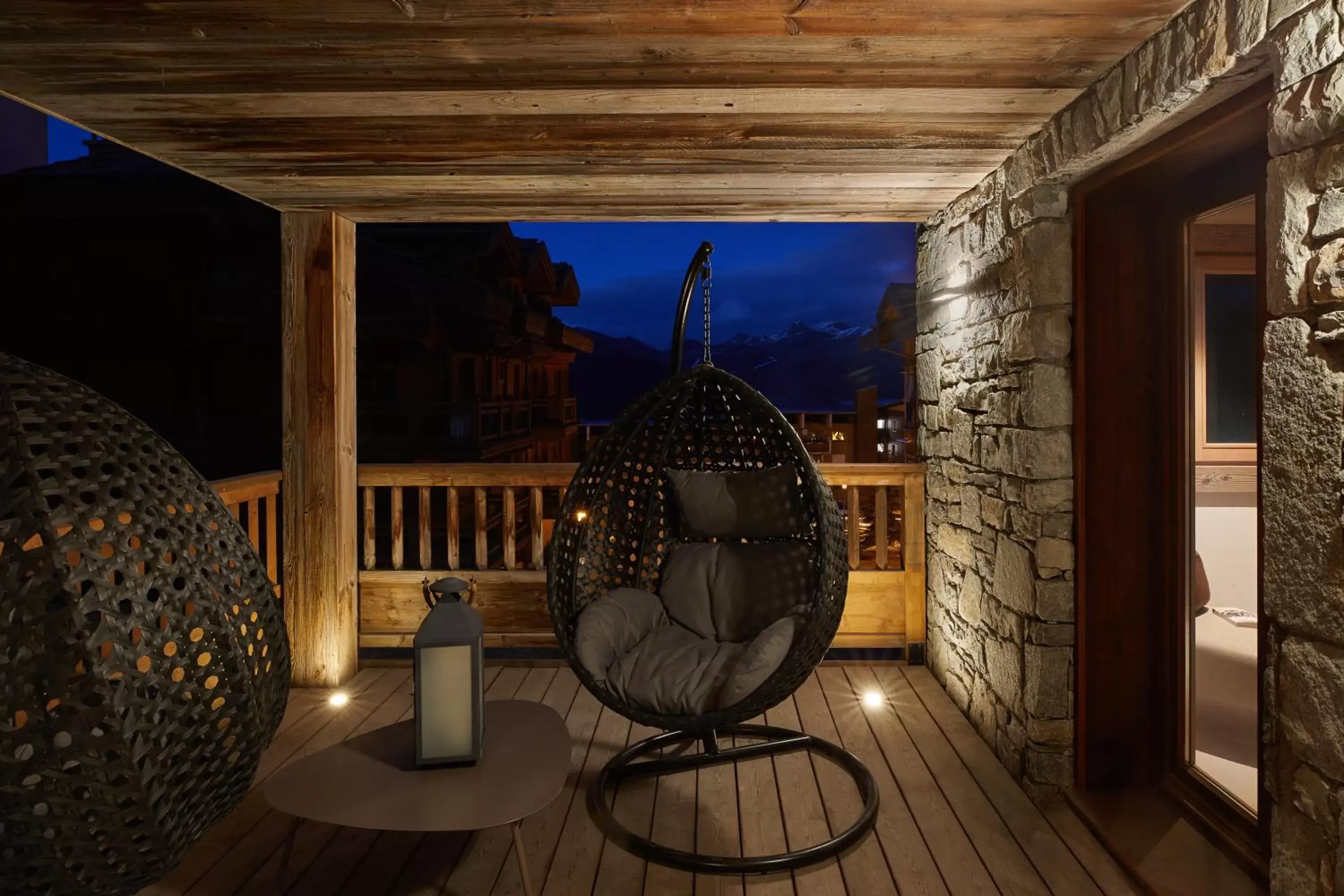 Balcony/Terrace in Six Senses Residences & Spa Courchevel