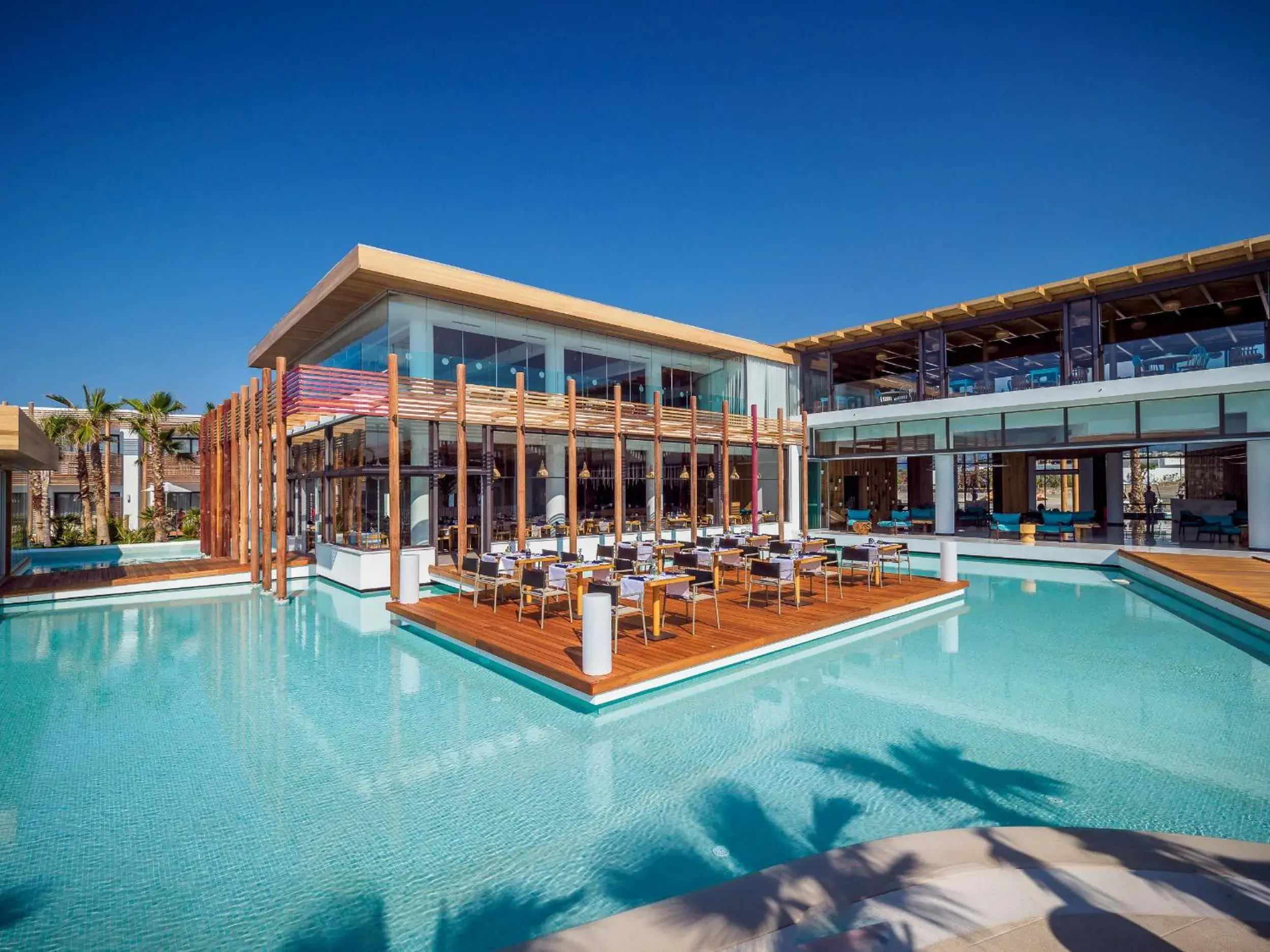American breakfast, Swimming Pool in Stella Island Luxury Resort & Spa (Adults Only)