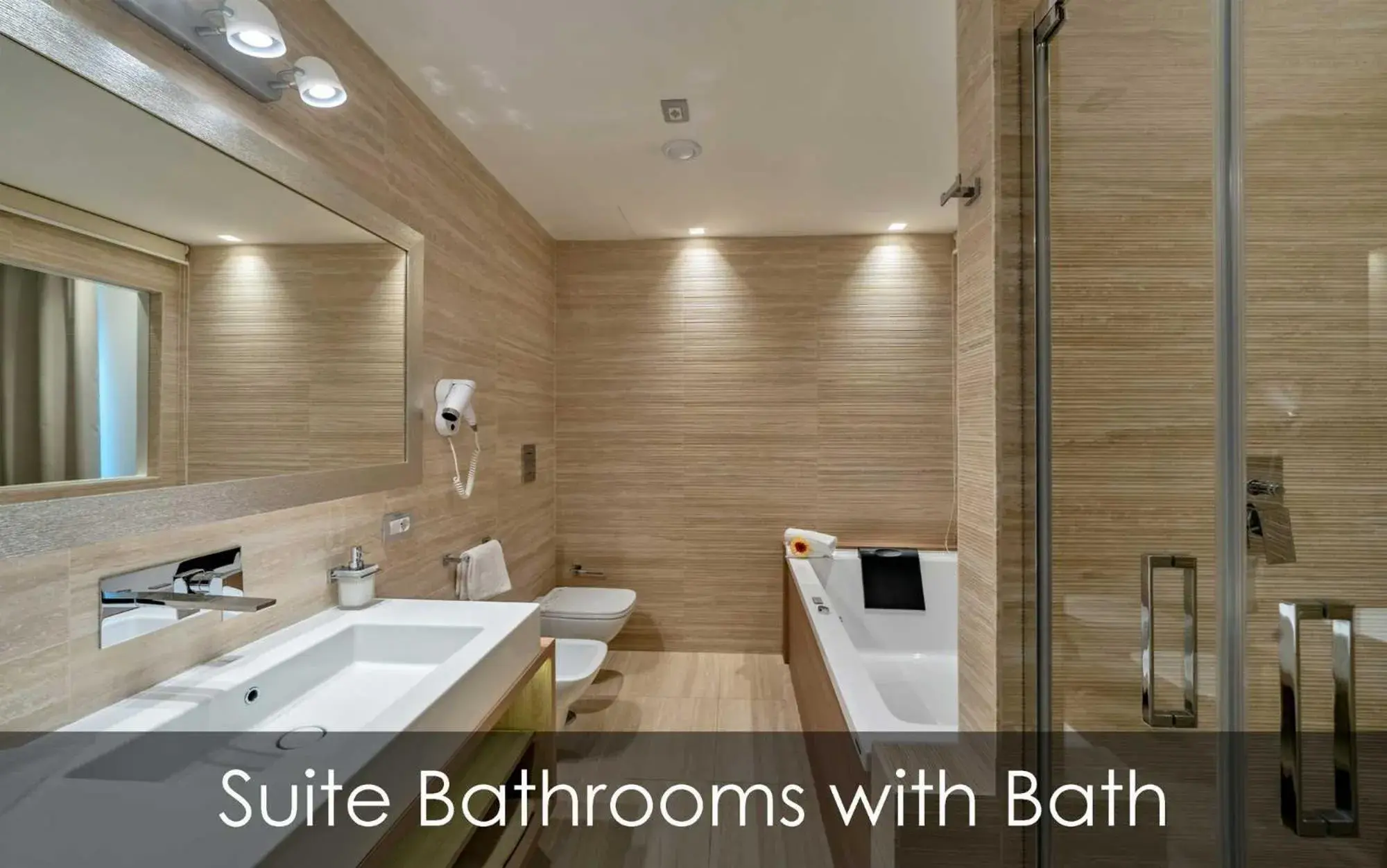 Bathroom in Hotel Olimpico