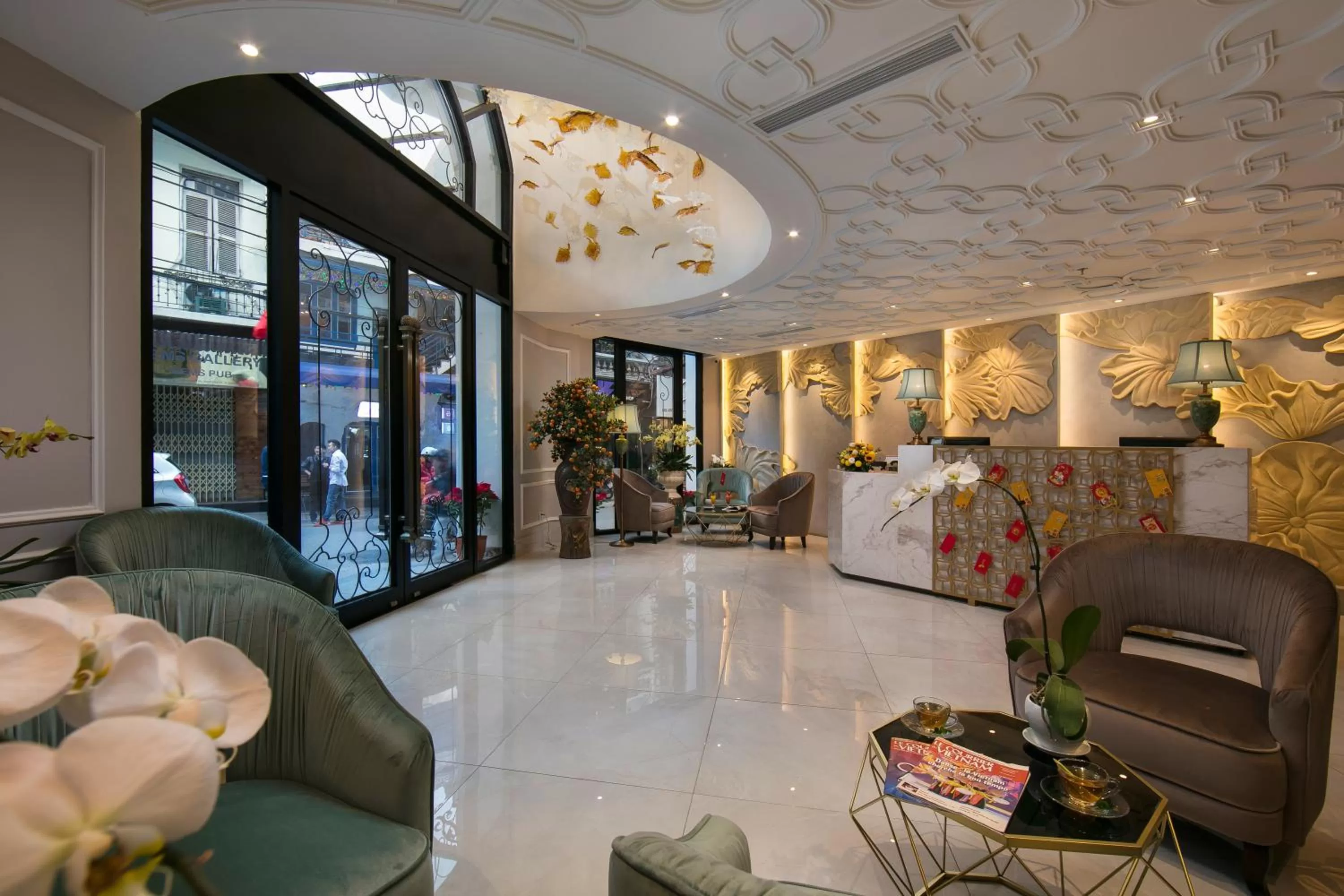 Lobby or reception in Hanoi Allure Hotel