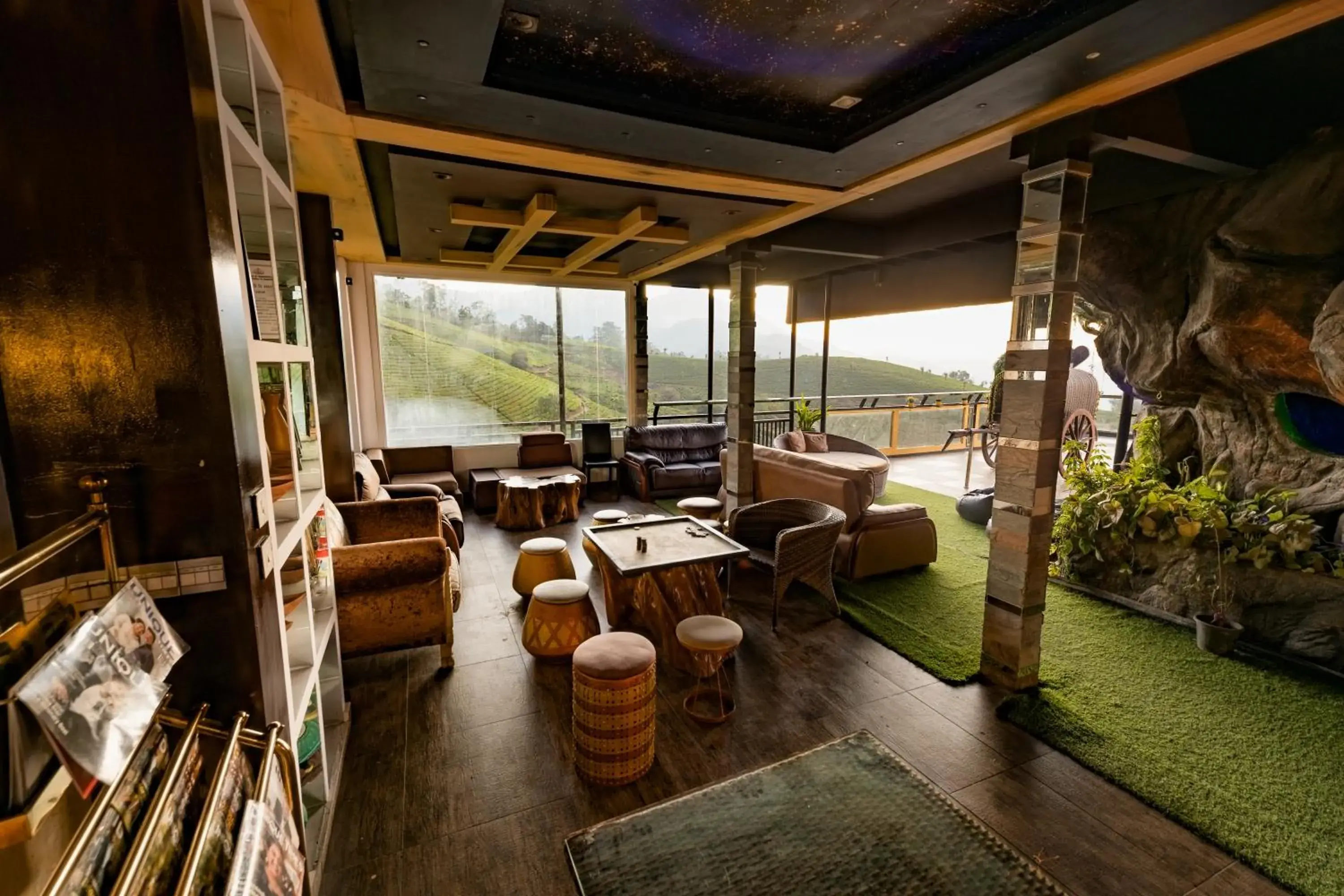 Lounge or bar, Restaurant/Places to Eat in Parakkat Nature Resort