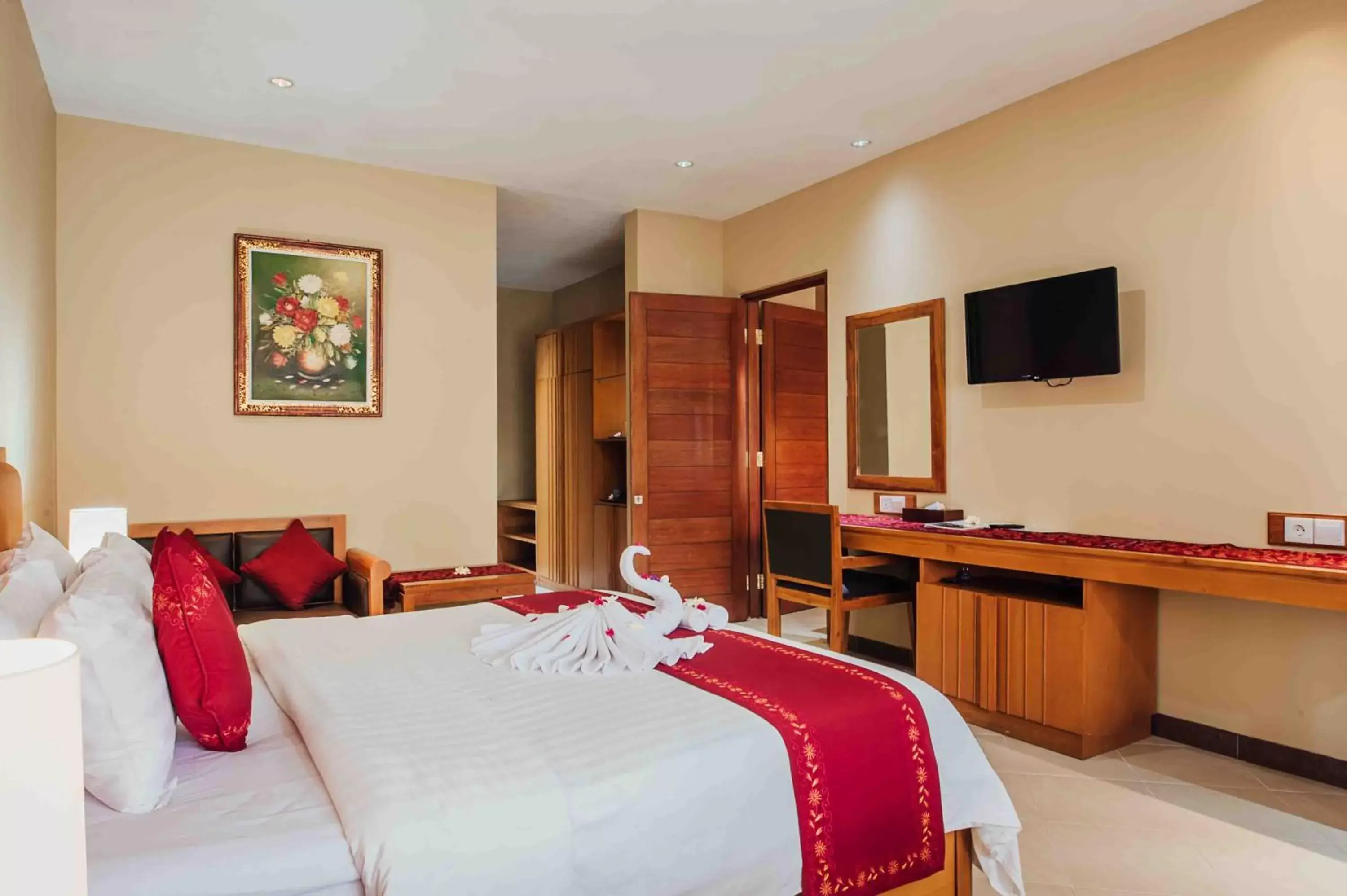 Bedroom in Kuta Puri Bungalows, Villas and Resort