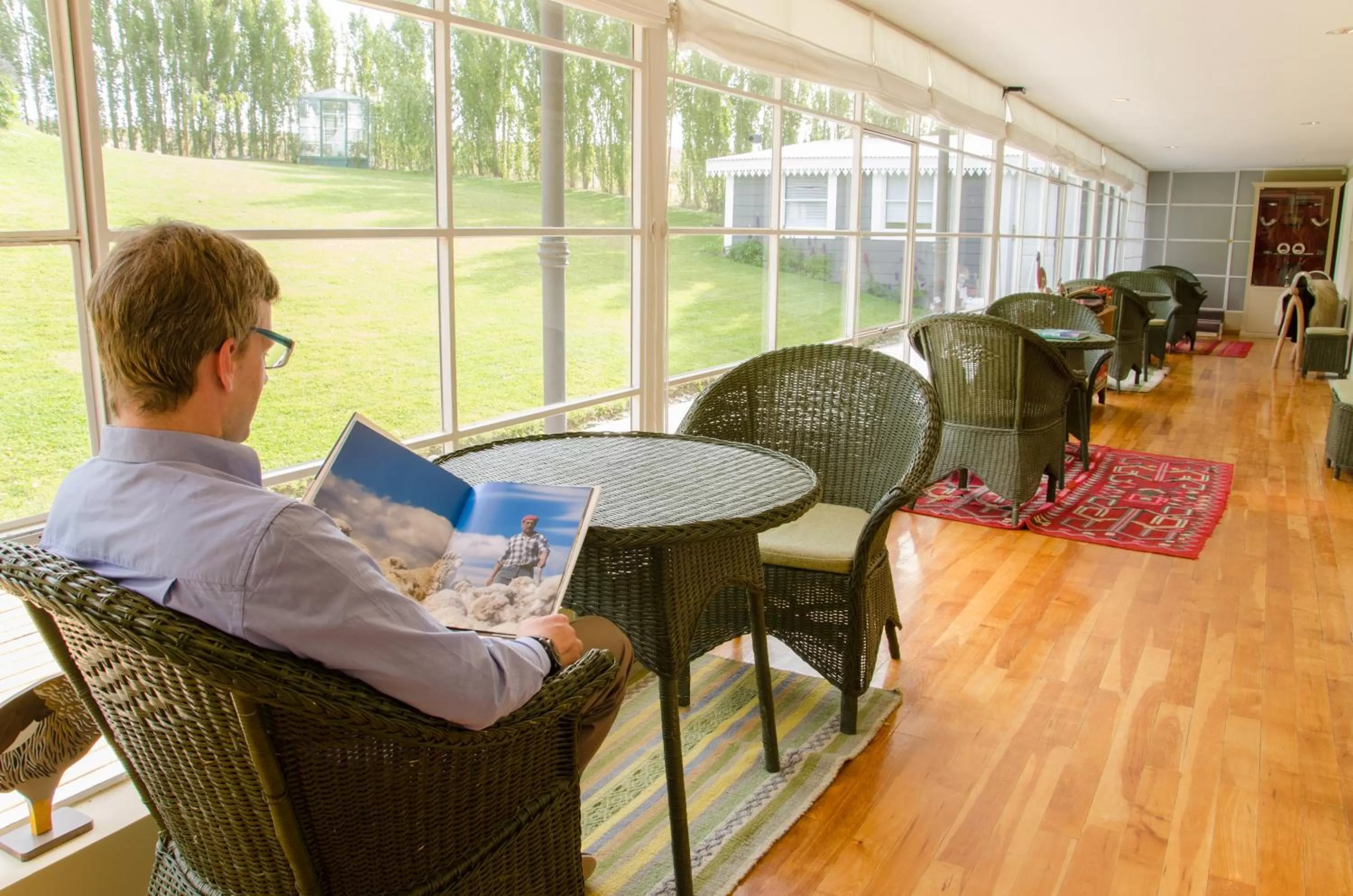 Garden view in Los Ponchos Hotel