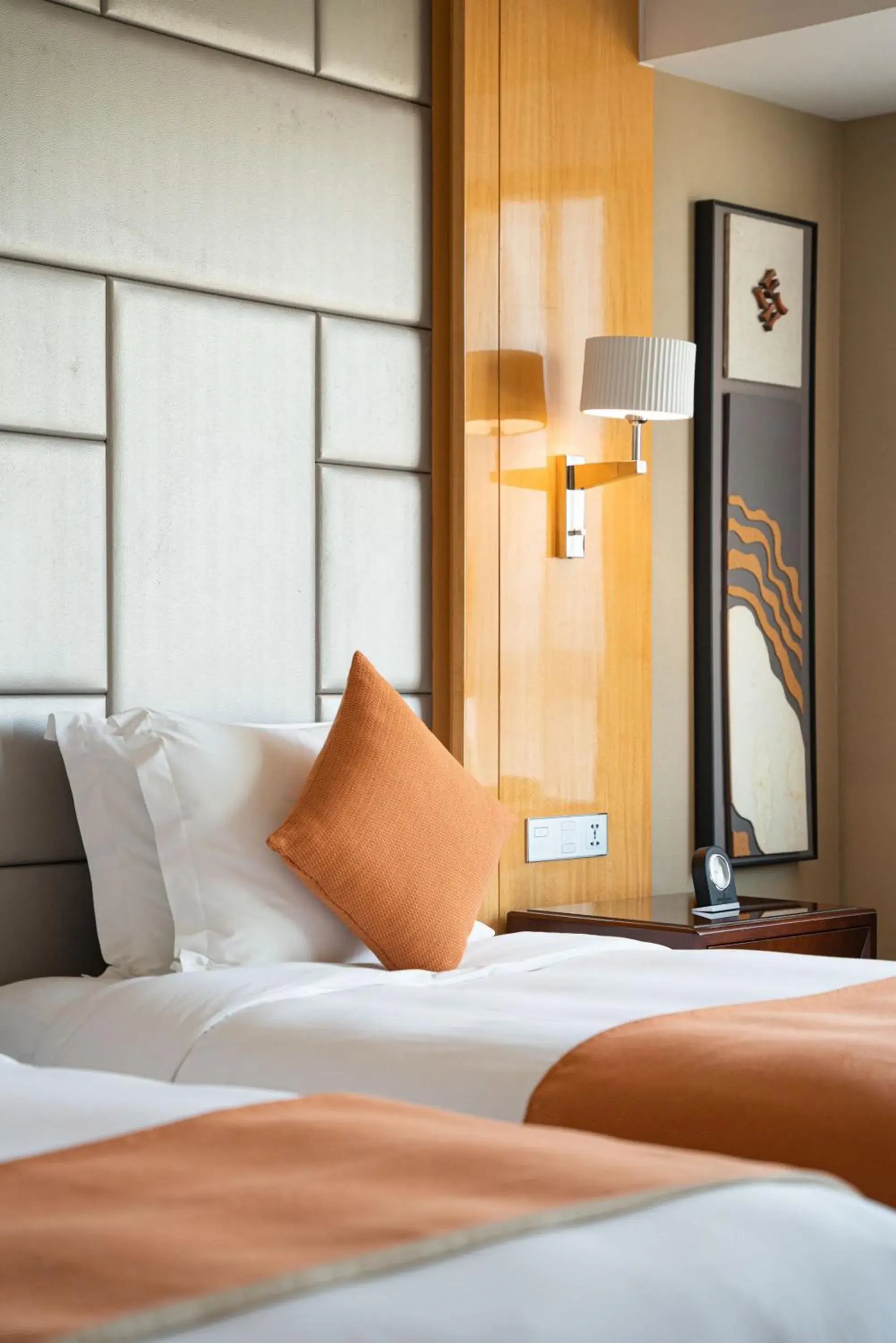 Bed in Hotel Nikko Guangzhou
