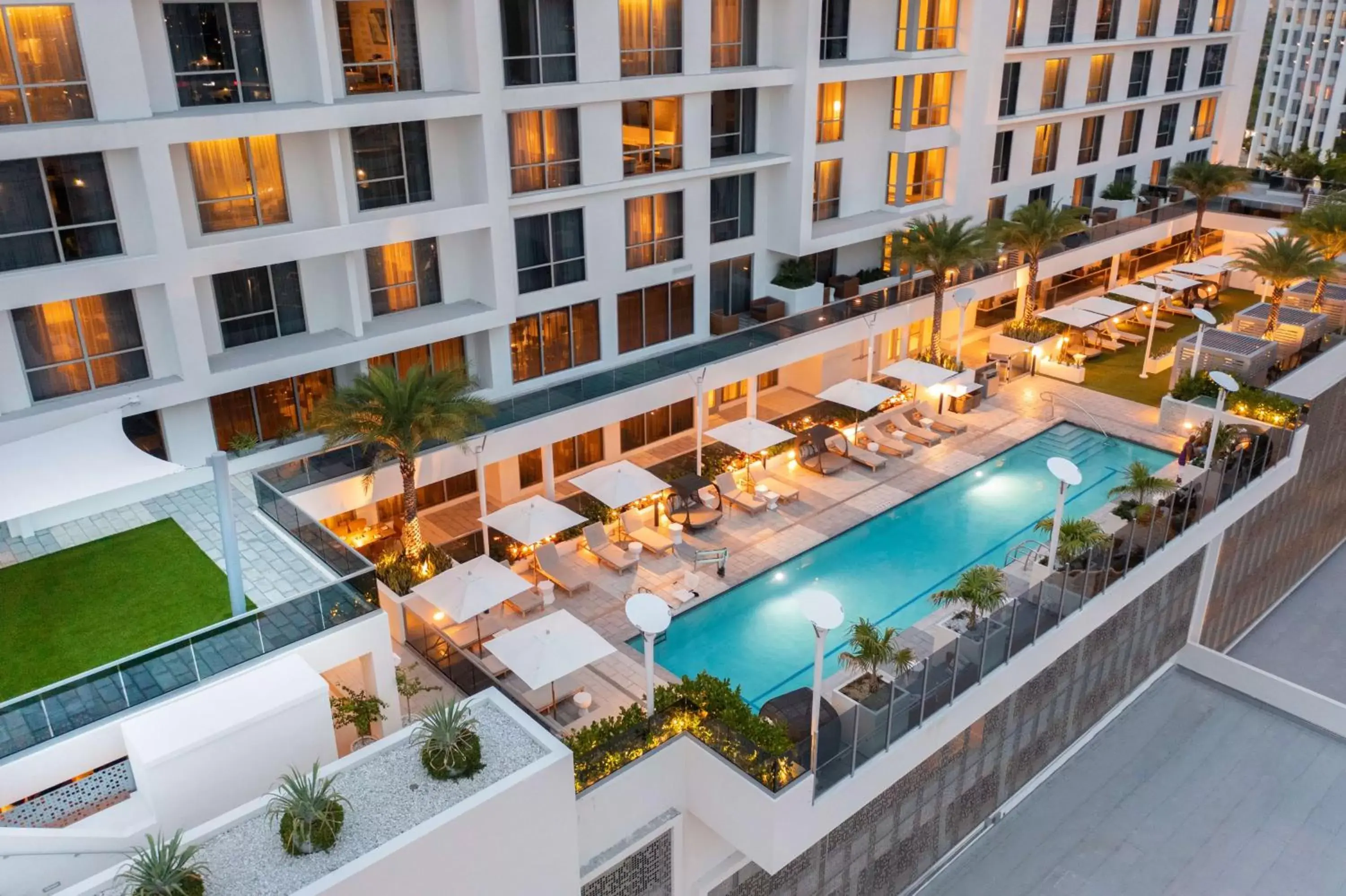 Pool View in Hilton Aventura Miami