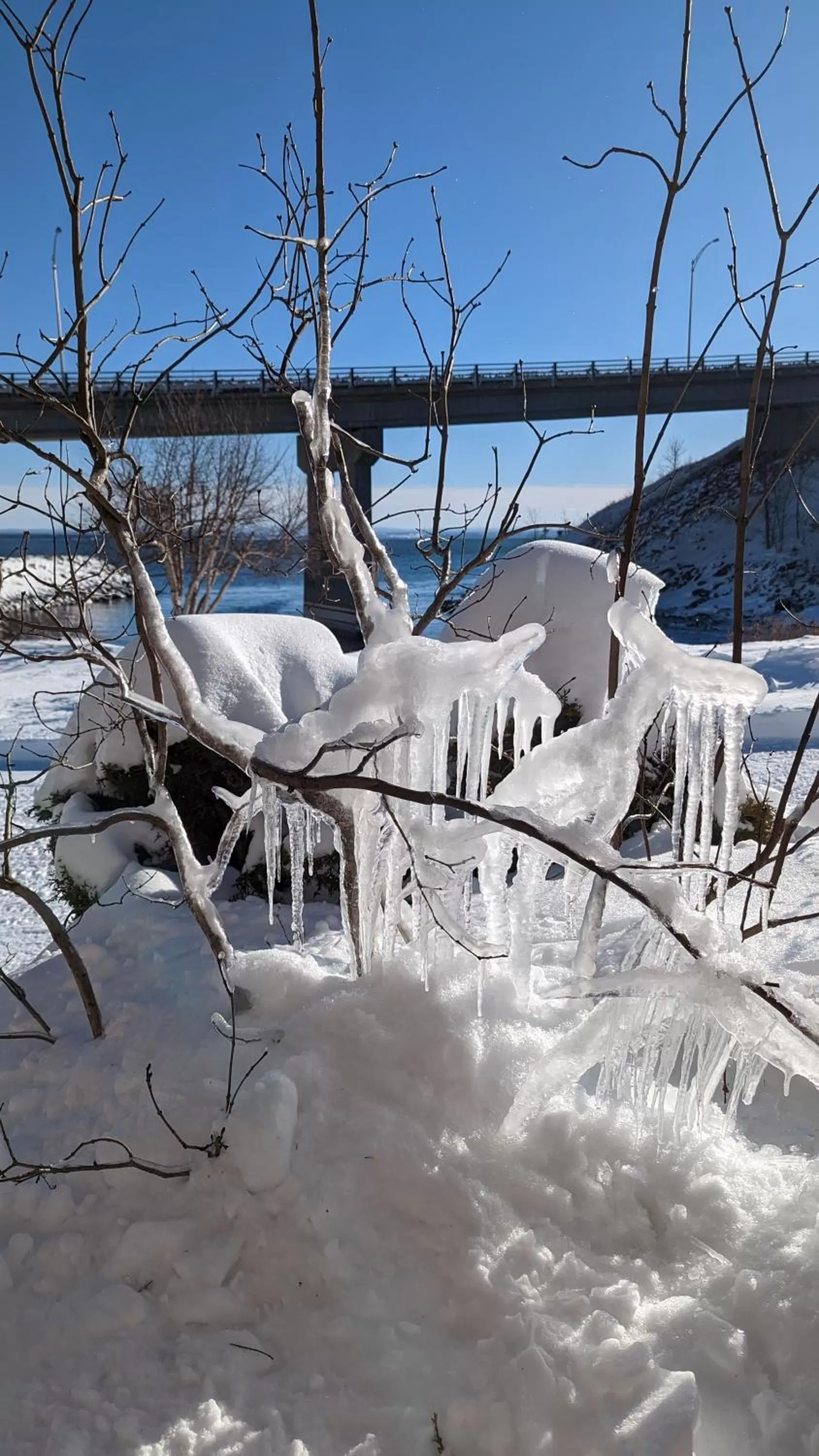 Winter in La Gentilhommière Motel et Suites B Vue sur Mer