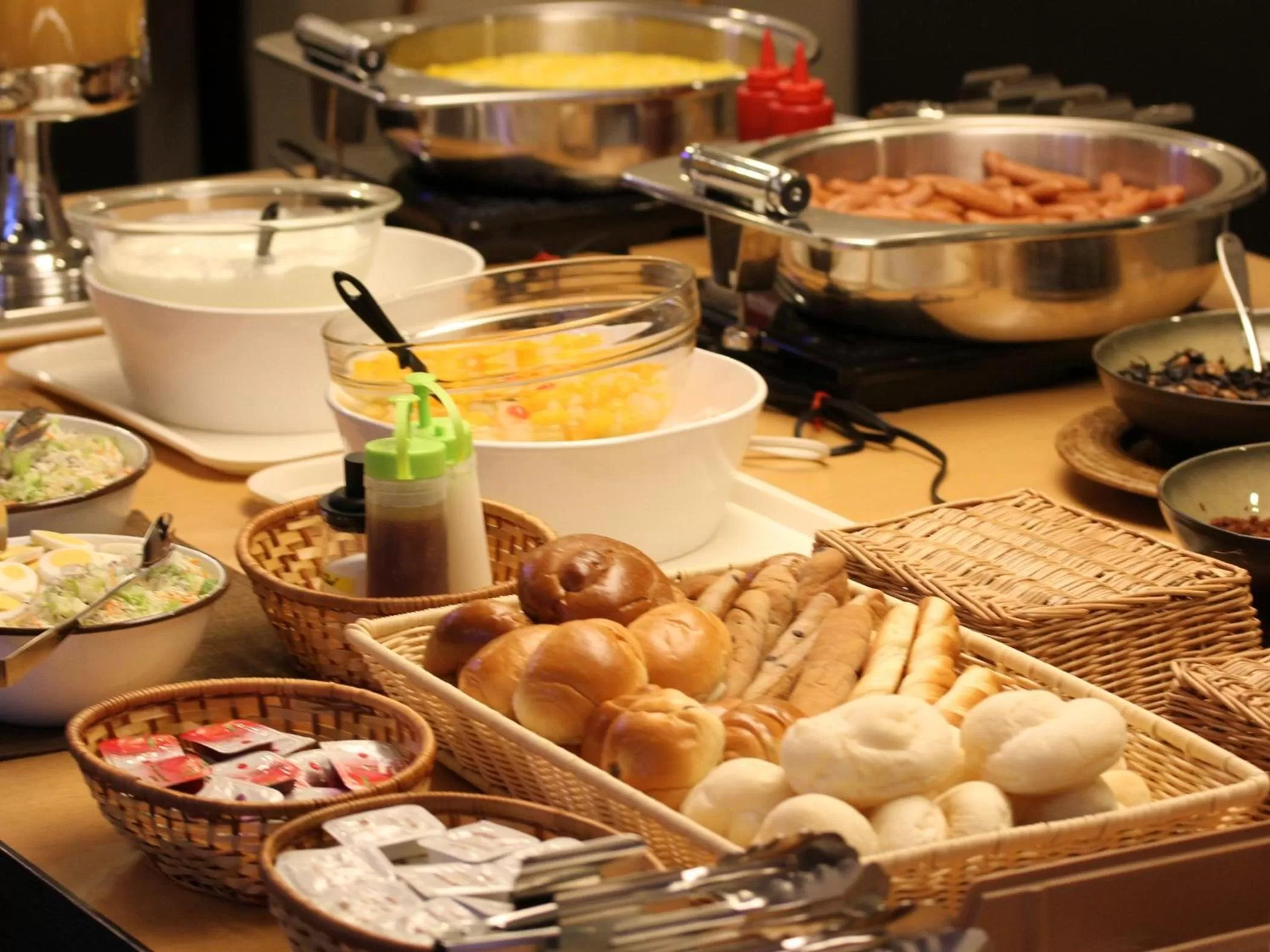 Buffet breakfast in Meitetsu Inn Chita Handa Ekimae