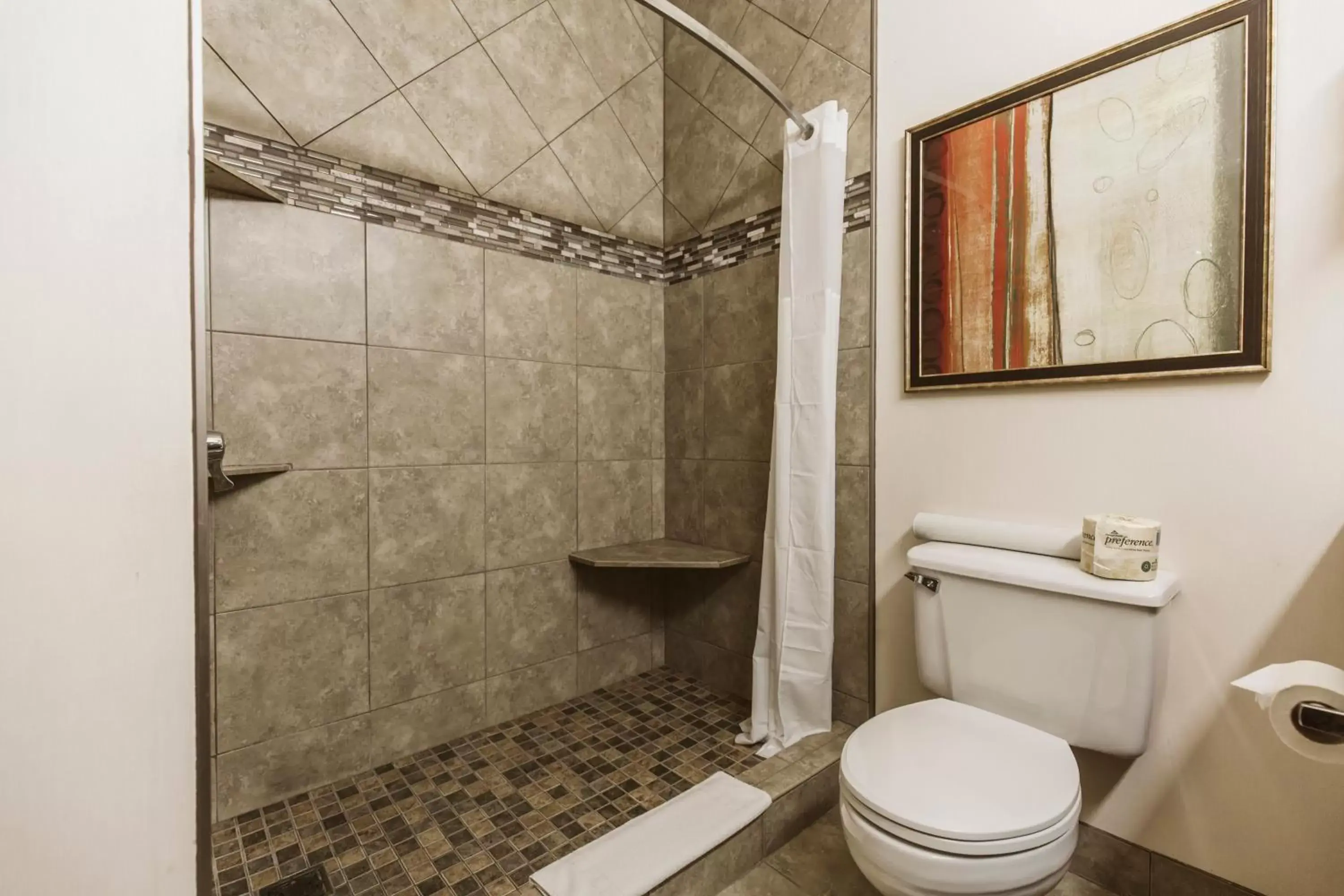 Bathroom in Expressway Suites of Bismarck