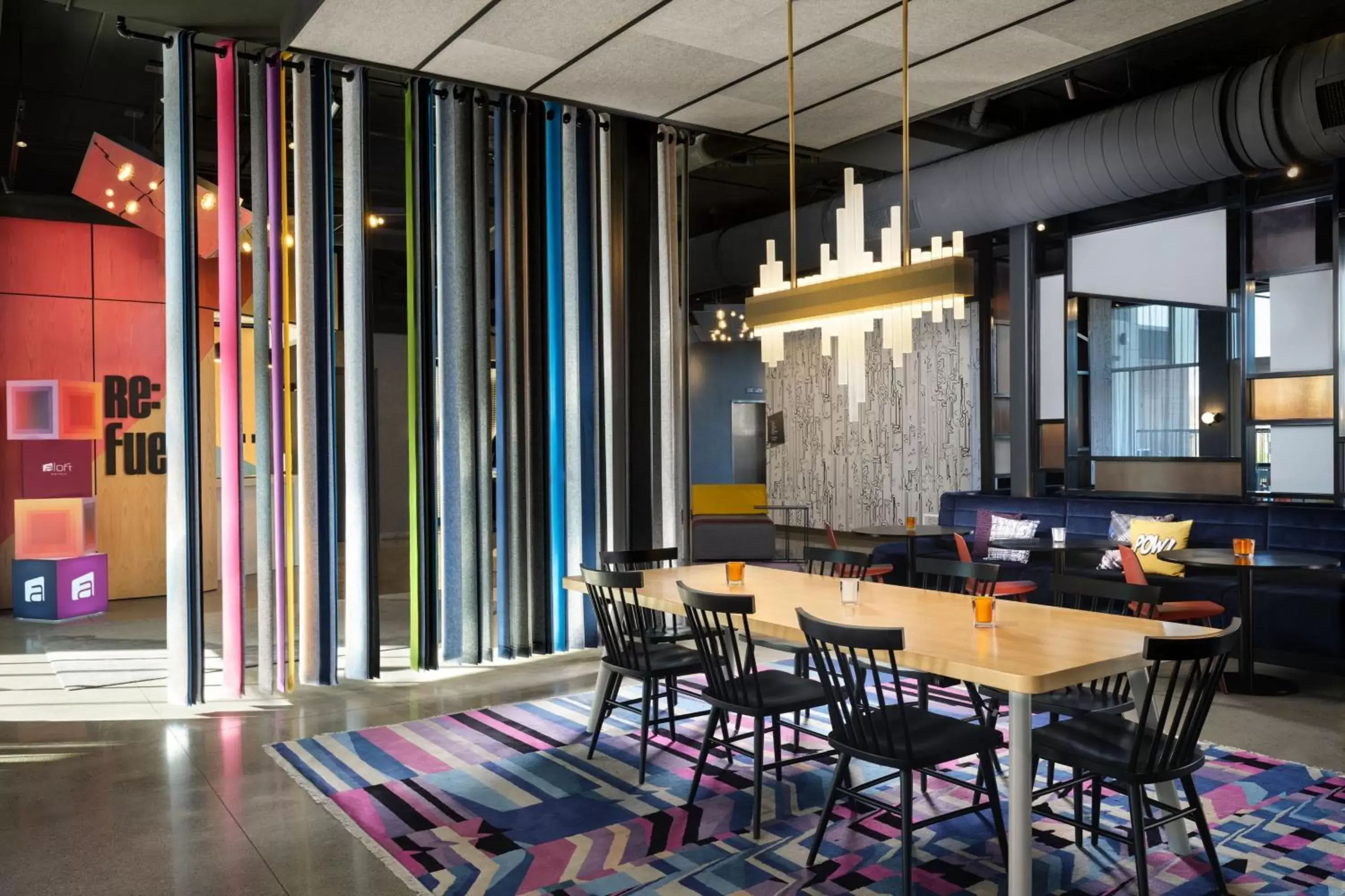 Lounge or bar, Restaurant/Places to Eat in Aloft Knoxville West