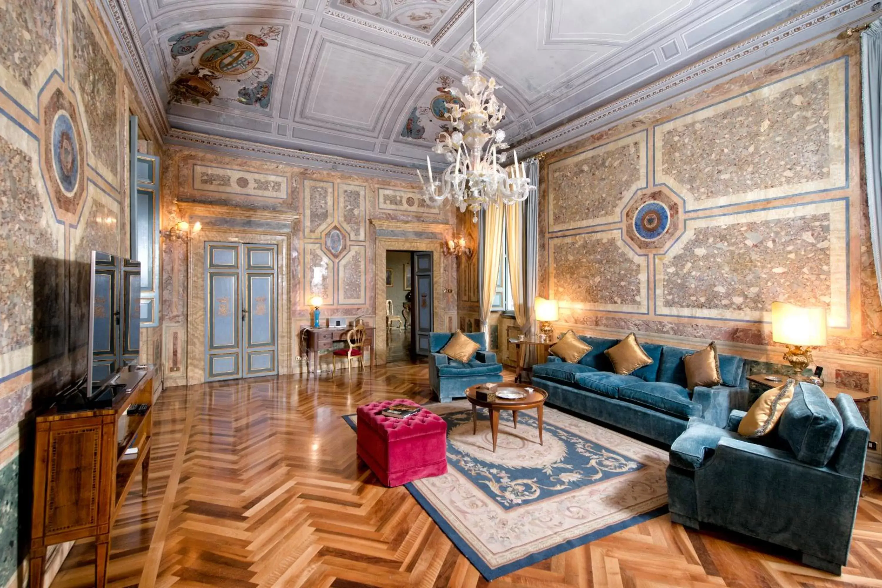 Photo of the whole room, Seating Area in Residenza Ruspoli Bonaparte