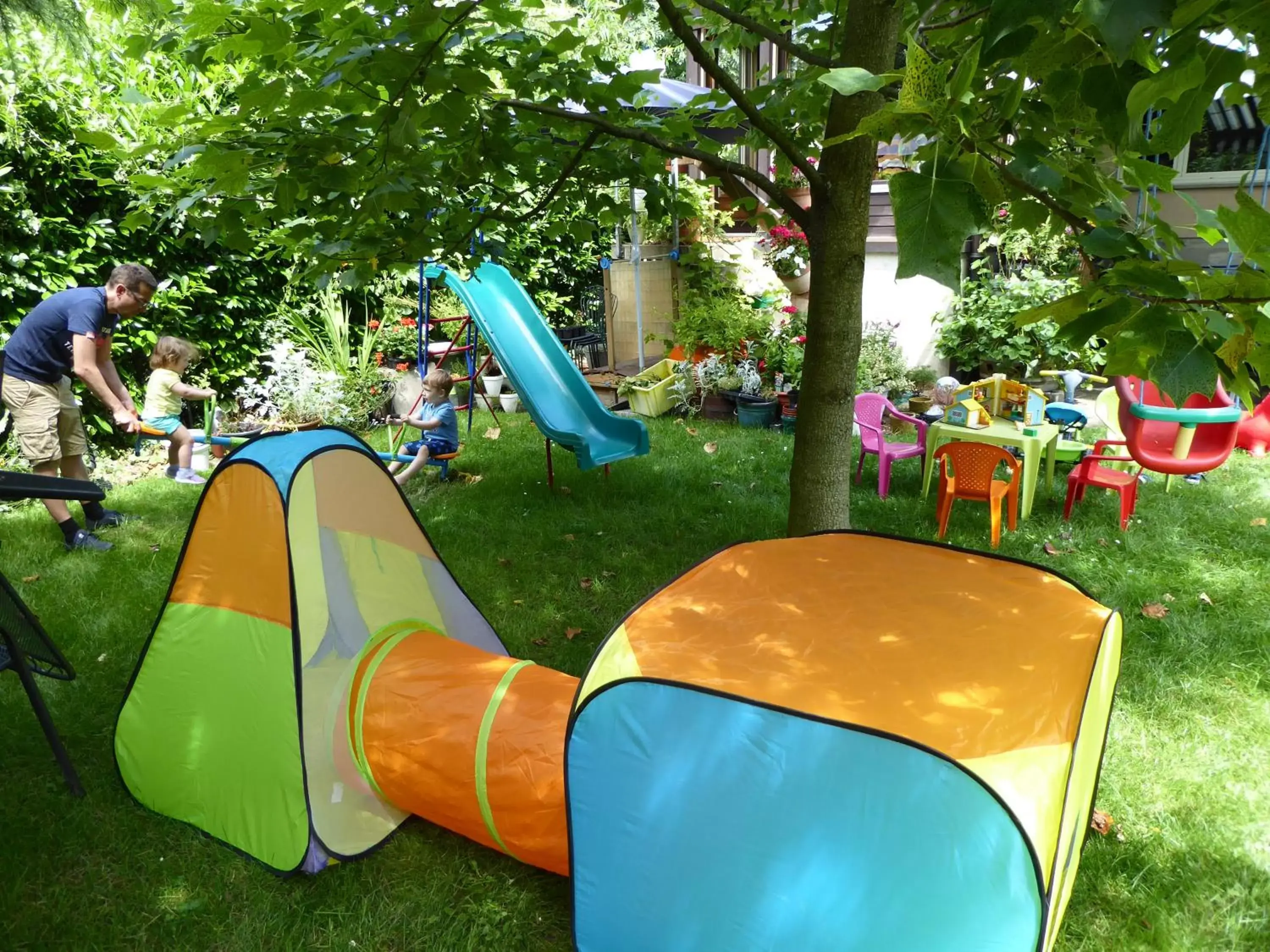 Children play ground, Garden in B&B Pappelweg - 2